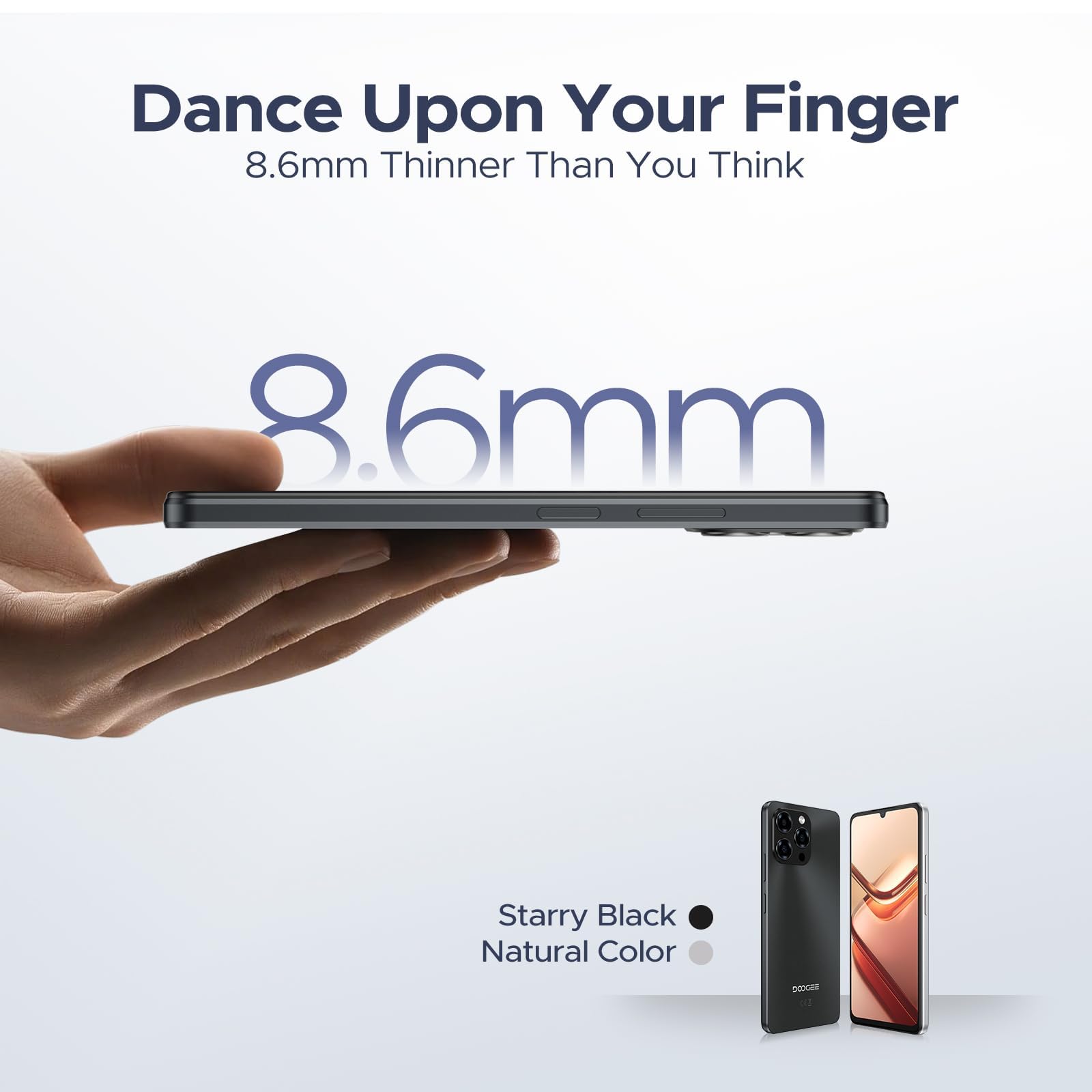 DOOGEE Note 58 Mobile Phones - Newest Android 16 Smartphone, 6.75