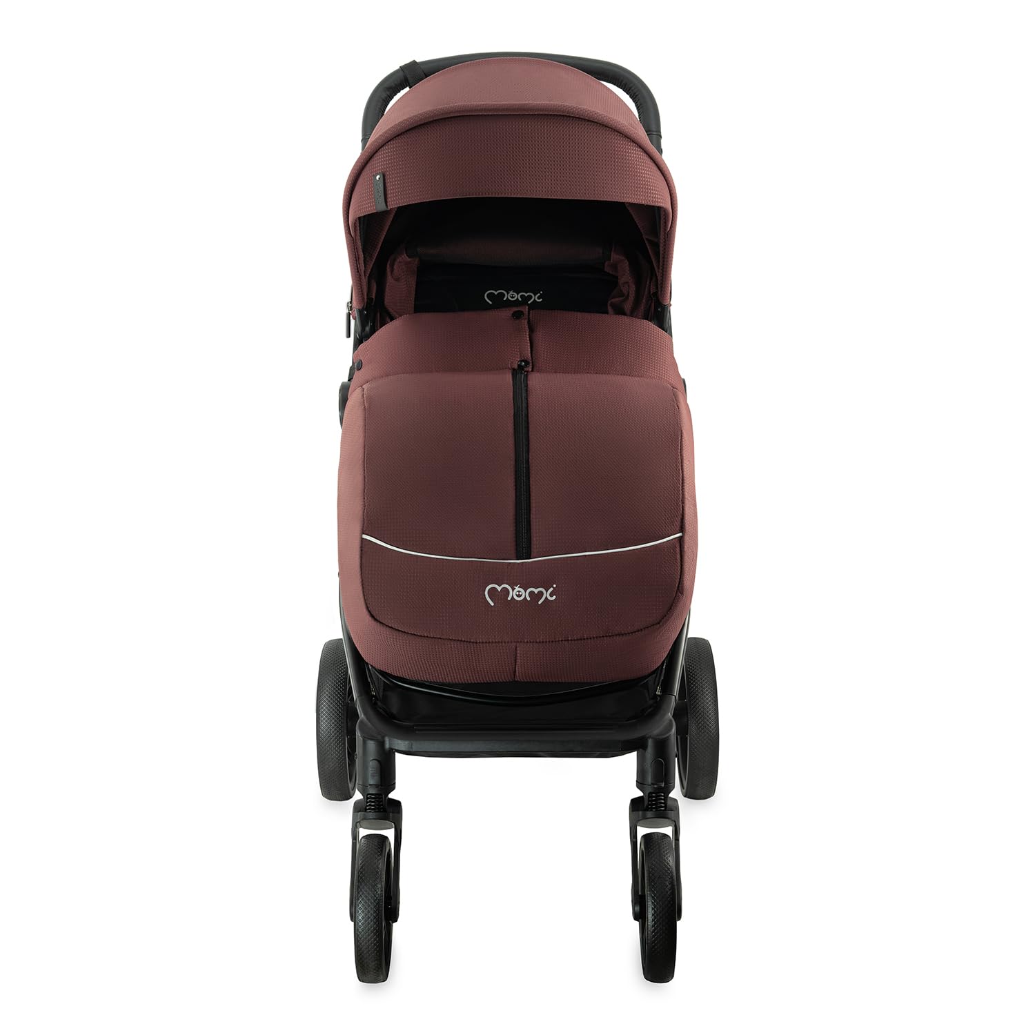 Il passeggino MoMi CLARA a partire da 6 mesi, fino a 22 kg di peso corporeo, cinture di sicurezza a 5 punti, coprigambe, portabicchieri, cestino per la spesa, borsa, zanzariera, telo parapioggia