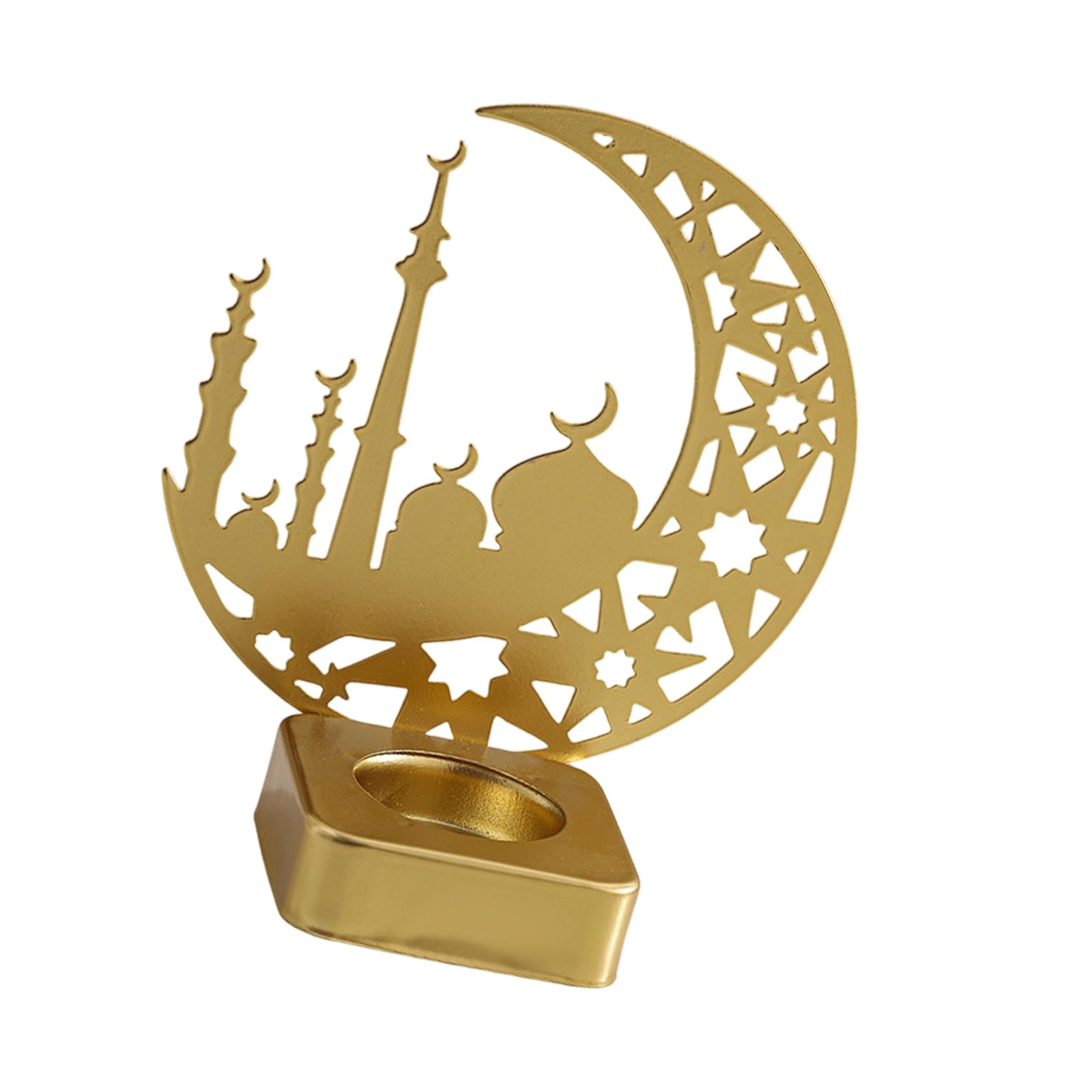Hsioluted Multifunctional Iron Holder for Holiday Storage and Decorative Applications Islamics Table Centerpiece Table Decoration