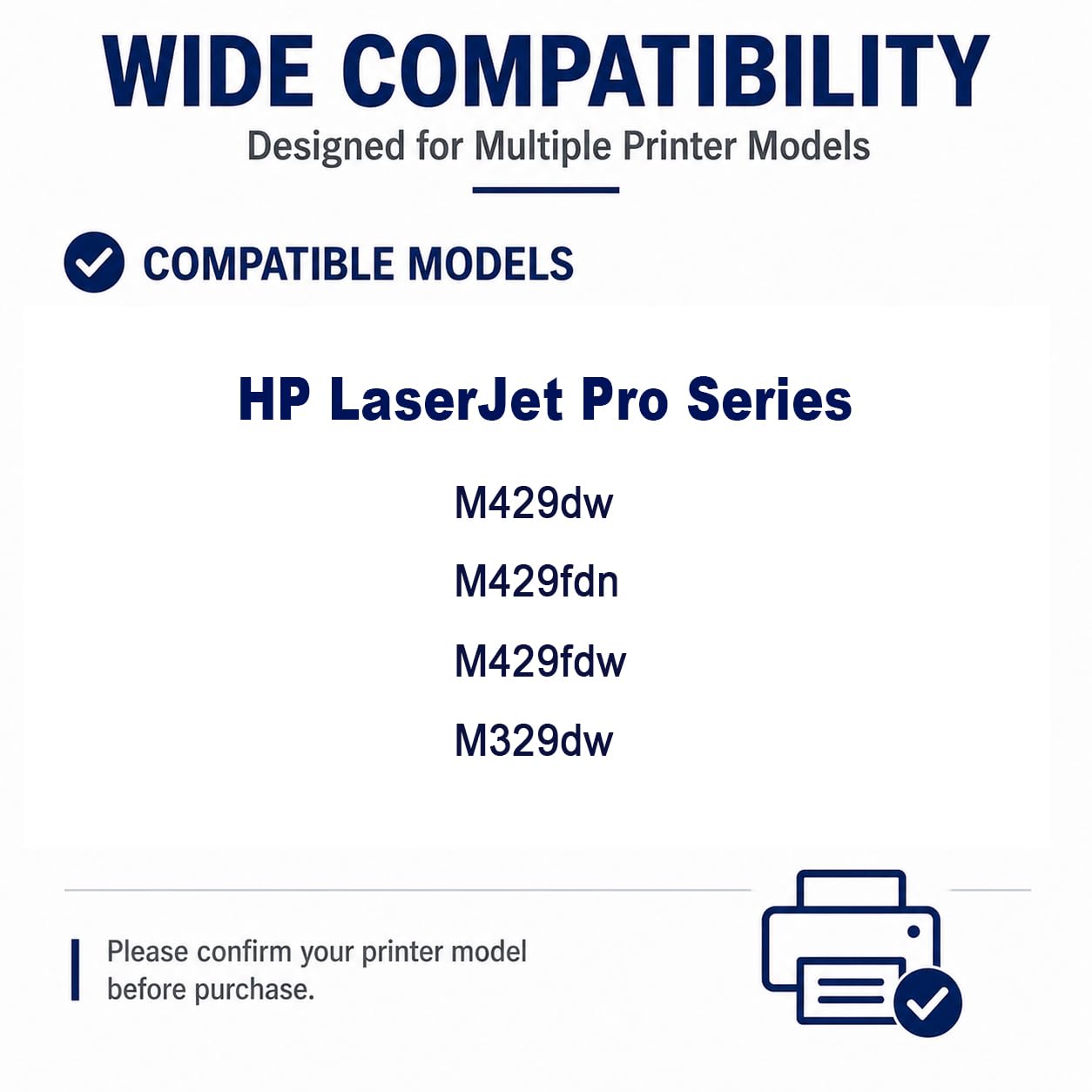 CF277X sostituzione della cartuccia di toner ad alta resa per CF277X, compatibile con HP M429dw/M429fdn/M429fdw/M329dw, con chip