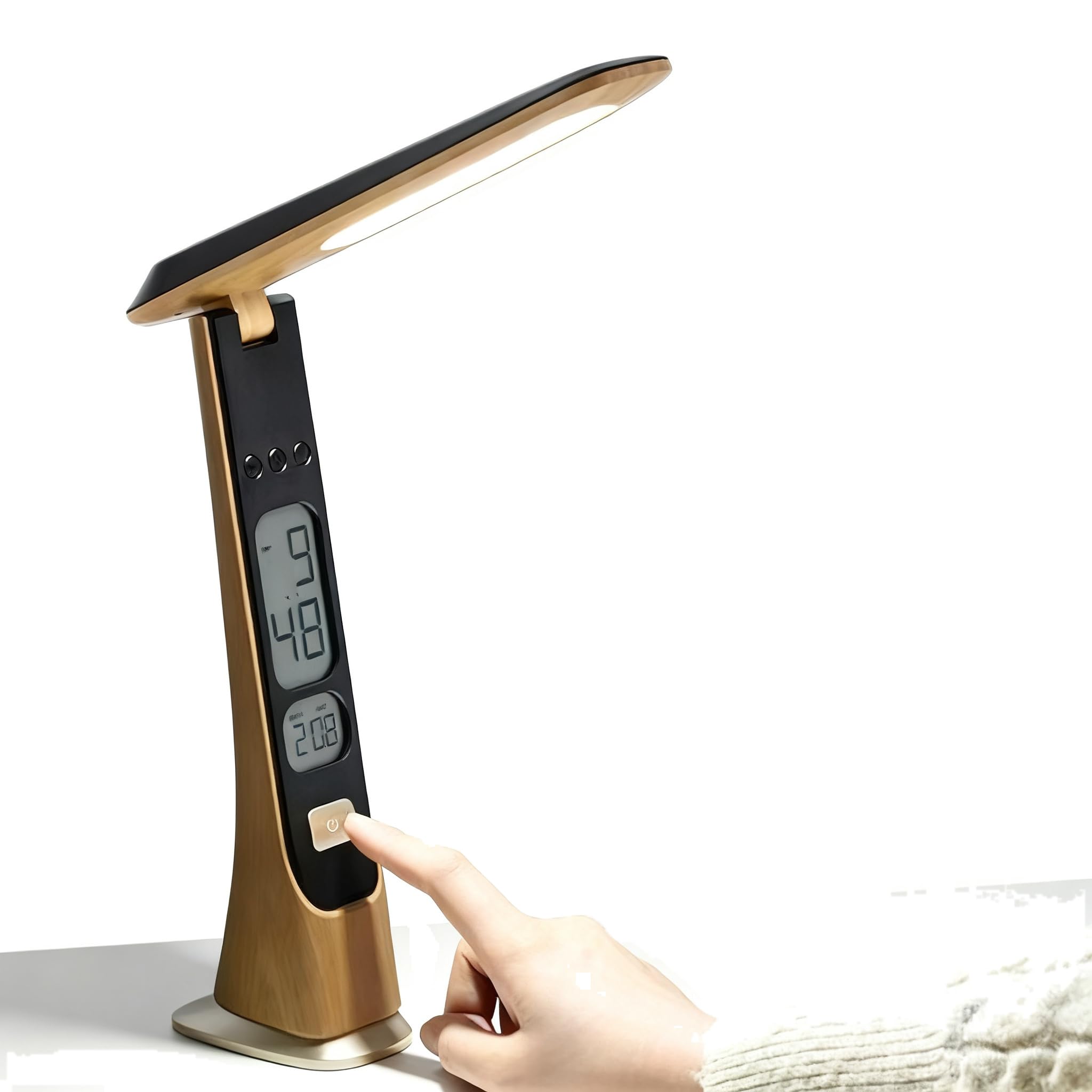 Lampe de bureau Go Light rechargeable par USB avec horloge intégrée