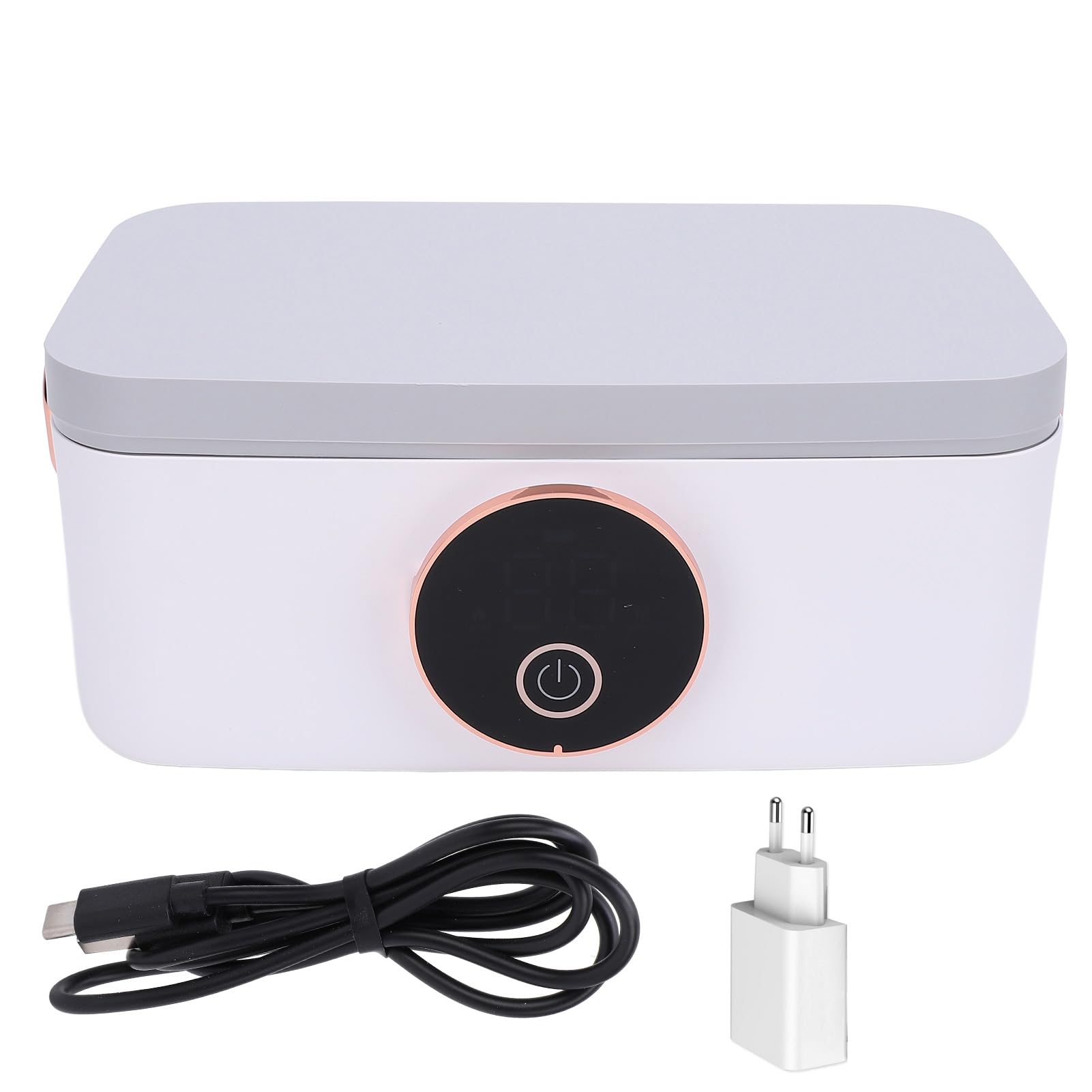 Fiambrera Eléctrica Recargable Portátil con Contenedor Interior de 1000ml para Estudiantes y Trabajadores de Oficina (Enchufe Europeo de 100 a 240 V.)