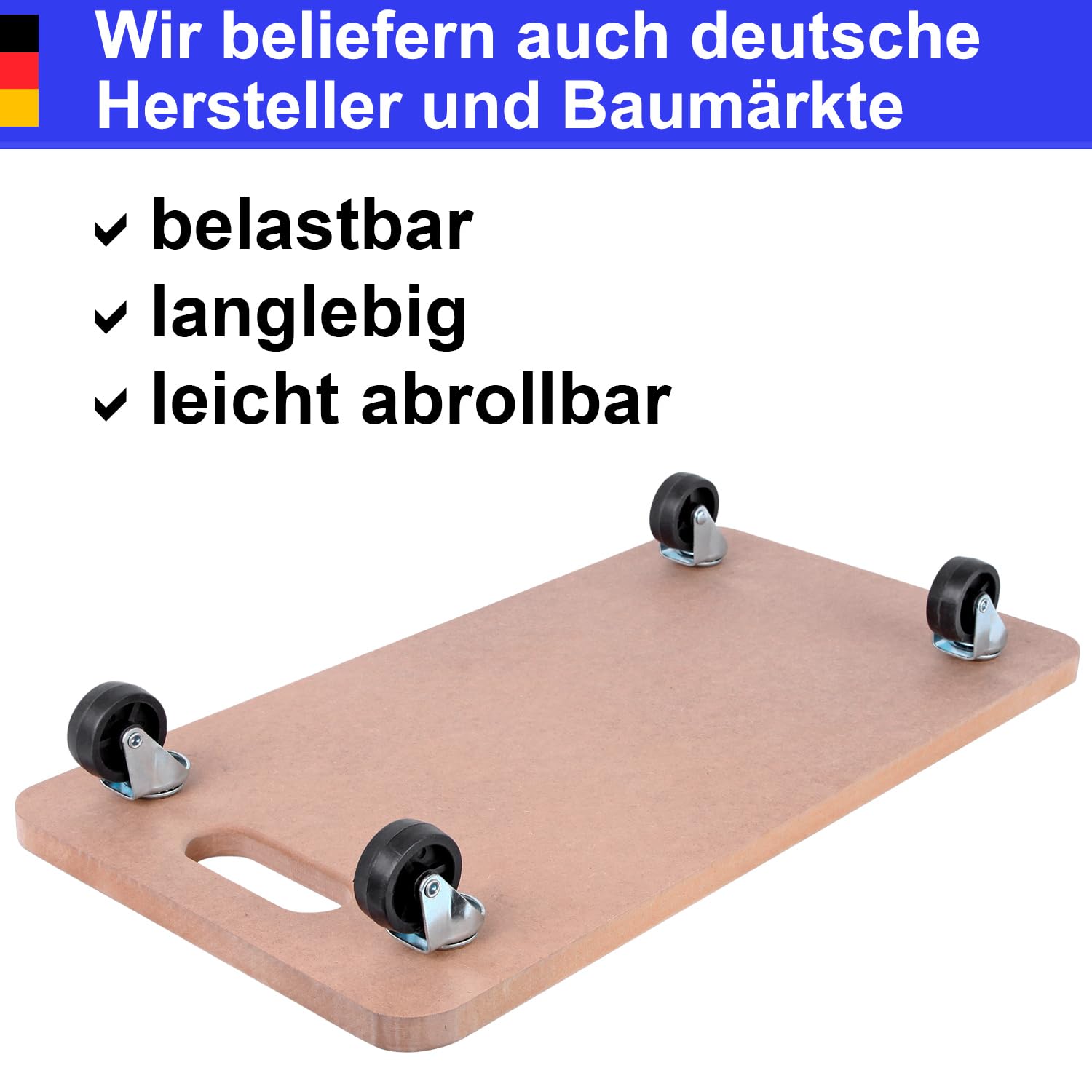6 STK. Rollbrett Möbelhund Transportroller bis 200kg Transportrolle Roller Möbelroller Kistenroller Rollwagen Handwagen Transportwagen Brett mit Rollen Kleiner Transporthilfe für Umzug