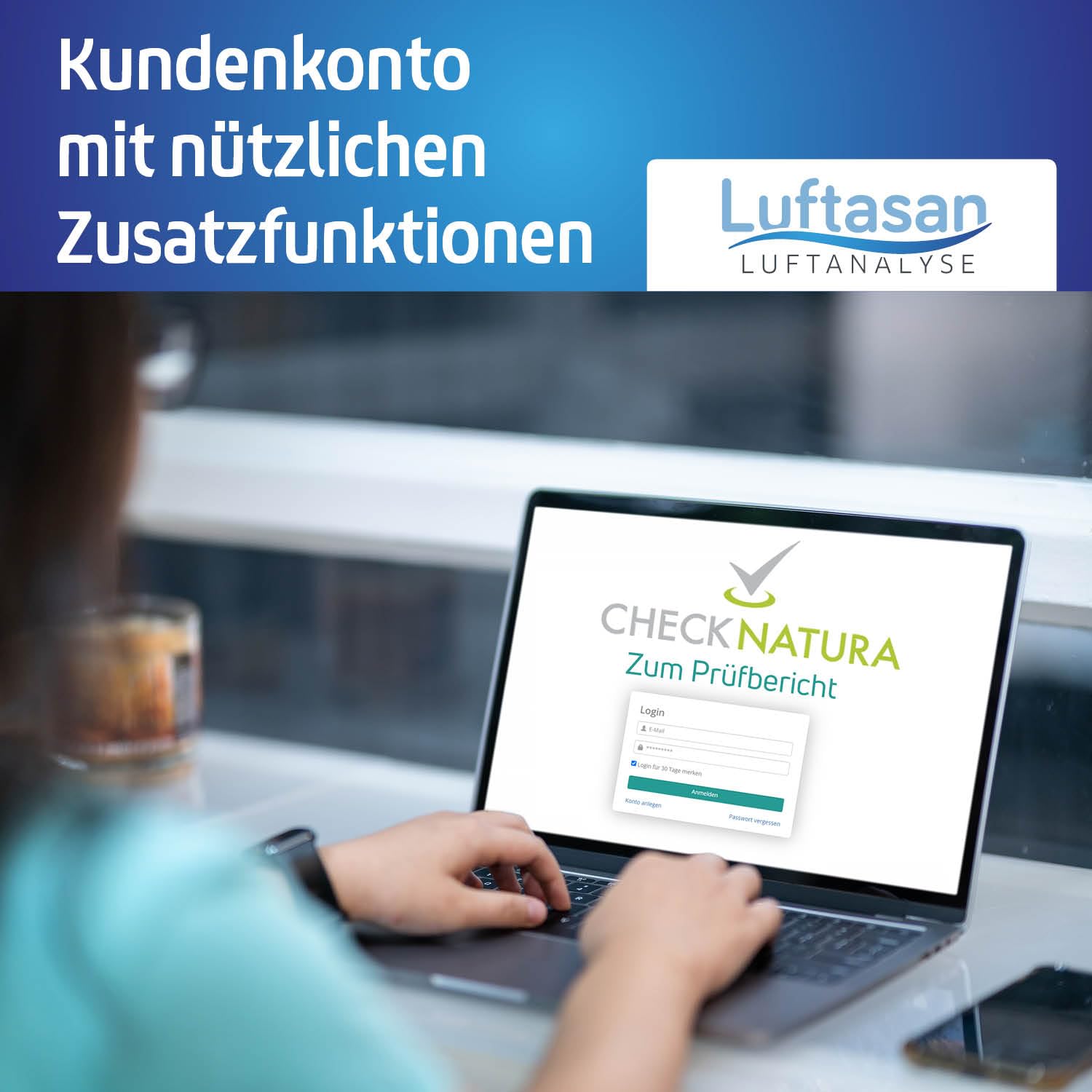 Schimmeltest Abklatschtest für die Wand – Probenahme-Set und professionelle Analyse im Labor