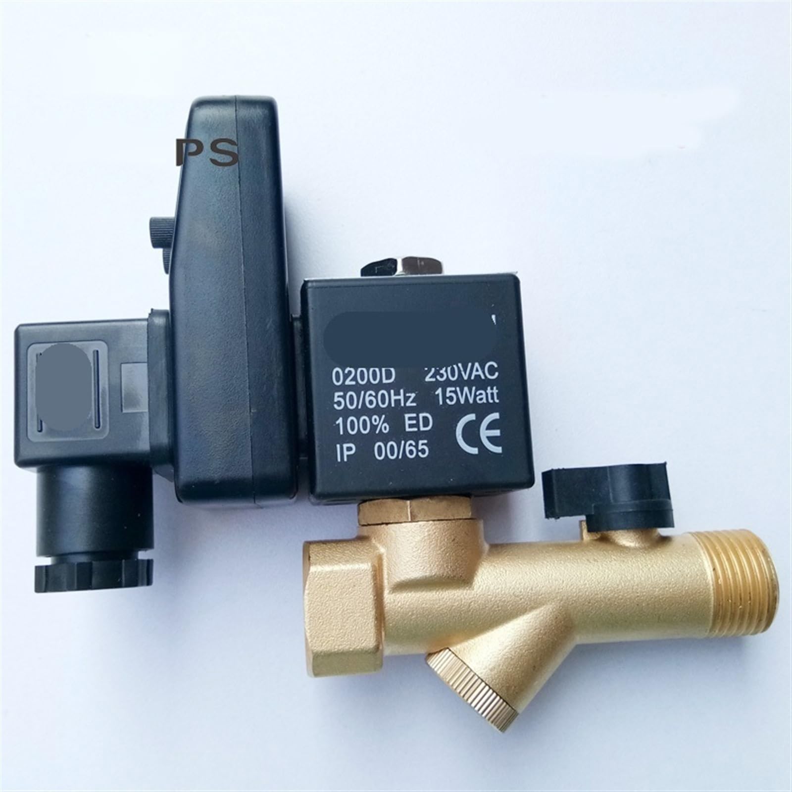 Válvula automática de latón de 1/2 con temporizador para mantener seco el circuito del taller