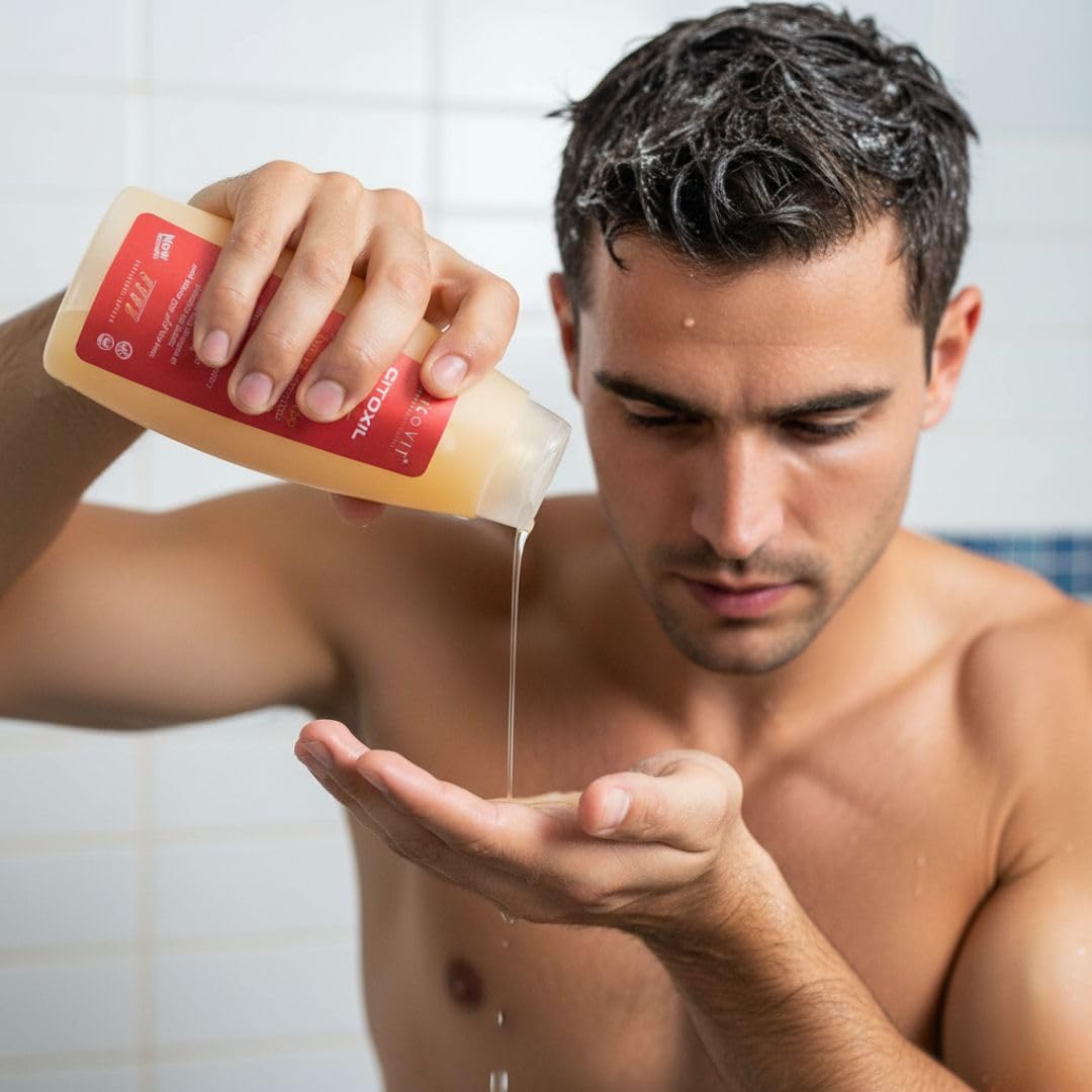 TricoVIT Pack Anticaída Cabello Hombre y Mujer – 10 Ampollas Anticaída + 28 Parches Capilares + Champú Anticaída + Neceser | Tratamiento Capilar Completo para Frenar la Caída y Fortalecer el Pelo