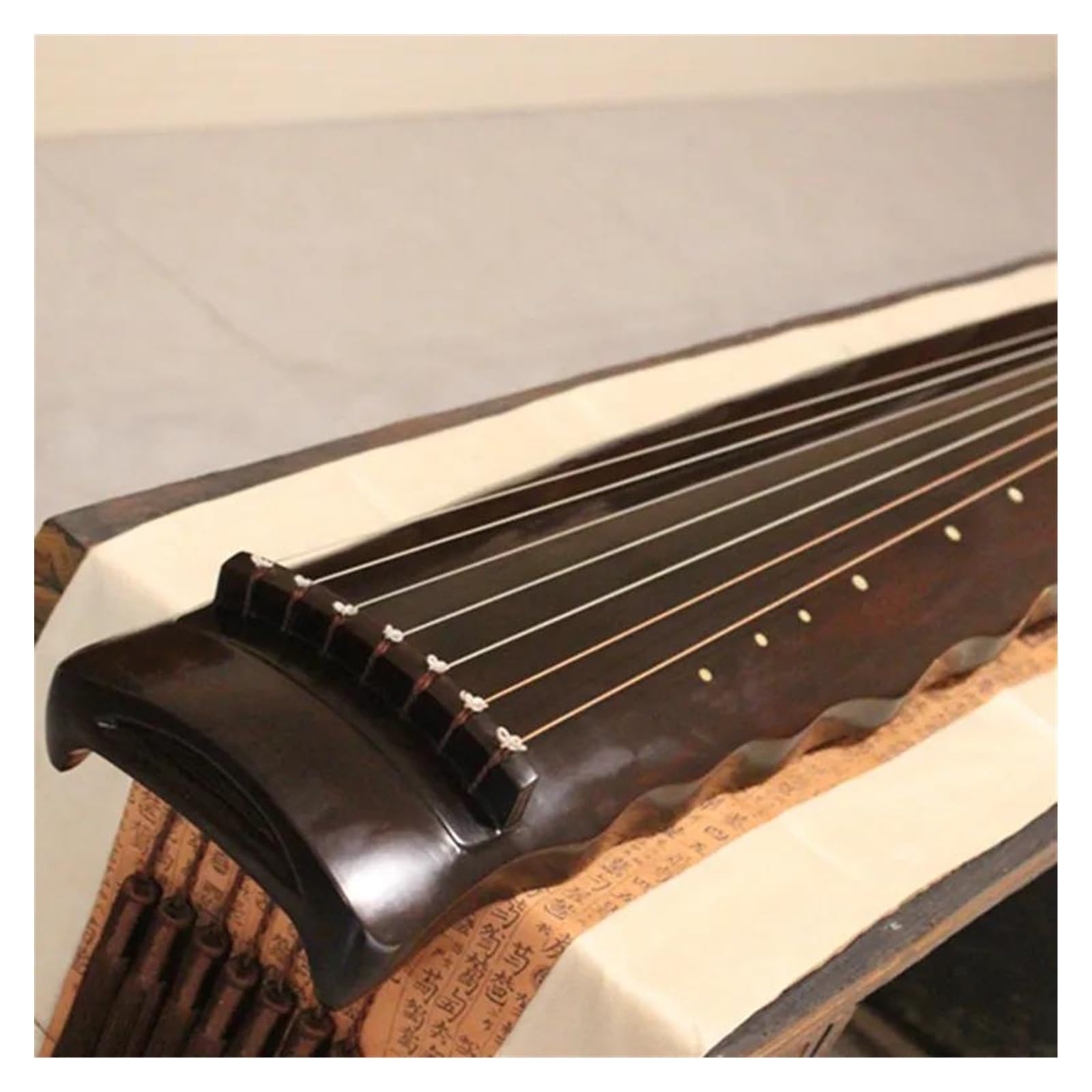 Profesjonalny Instrument Strunowy Guqin Guqin Tradycyjny Siedmiostrunowy Instrument Wykonany Z Drewna Cedrowego I Lakierowany W Celu Zapewnienia Profesjonalnej Wydajności