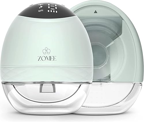Miniatura 2 de Zomee Fit - Extractor de leche portátil, manos libres, portátil, discreto, eléctrico doble, con capacidad para 5 onzas, batería inalámbrica de más