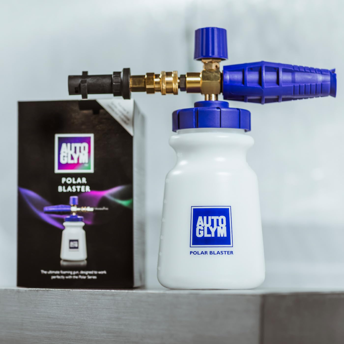 Autoglym Polar Blaster Snow Foam Lance, 800 ml – Schaumkanone für Hochdruckreiniger, Snow-Foam-Aufsatz zur Autowäsche und Reinigung von Autos sowie anderen Fahrzeugen