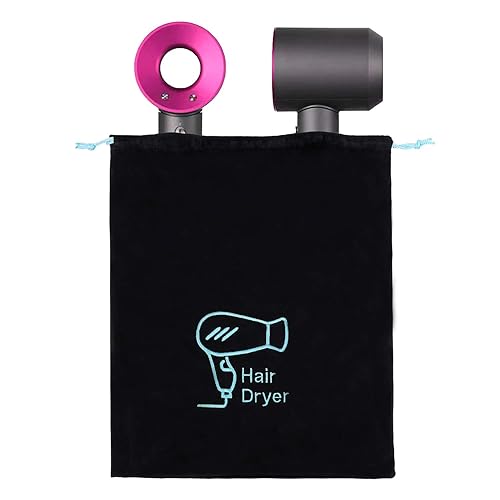 Bolsa organizadora de almacenamiento de 11.8 x 14 pulgadas para secador de pelo y todas las herramientas para el cabello con cordón, ideal para