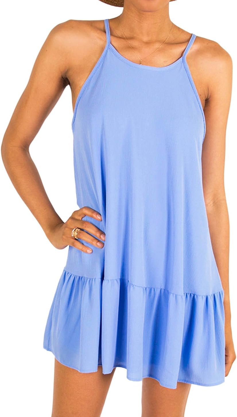 Peach Love Dress - Light Blue - Small