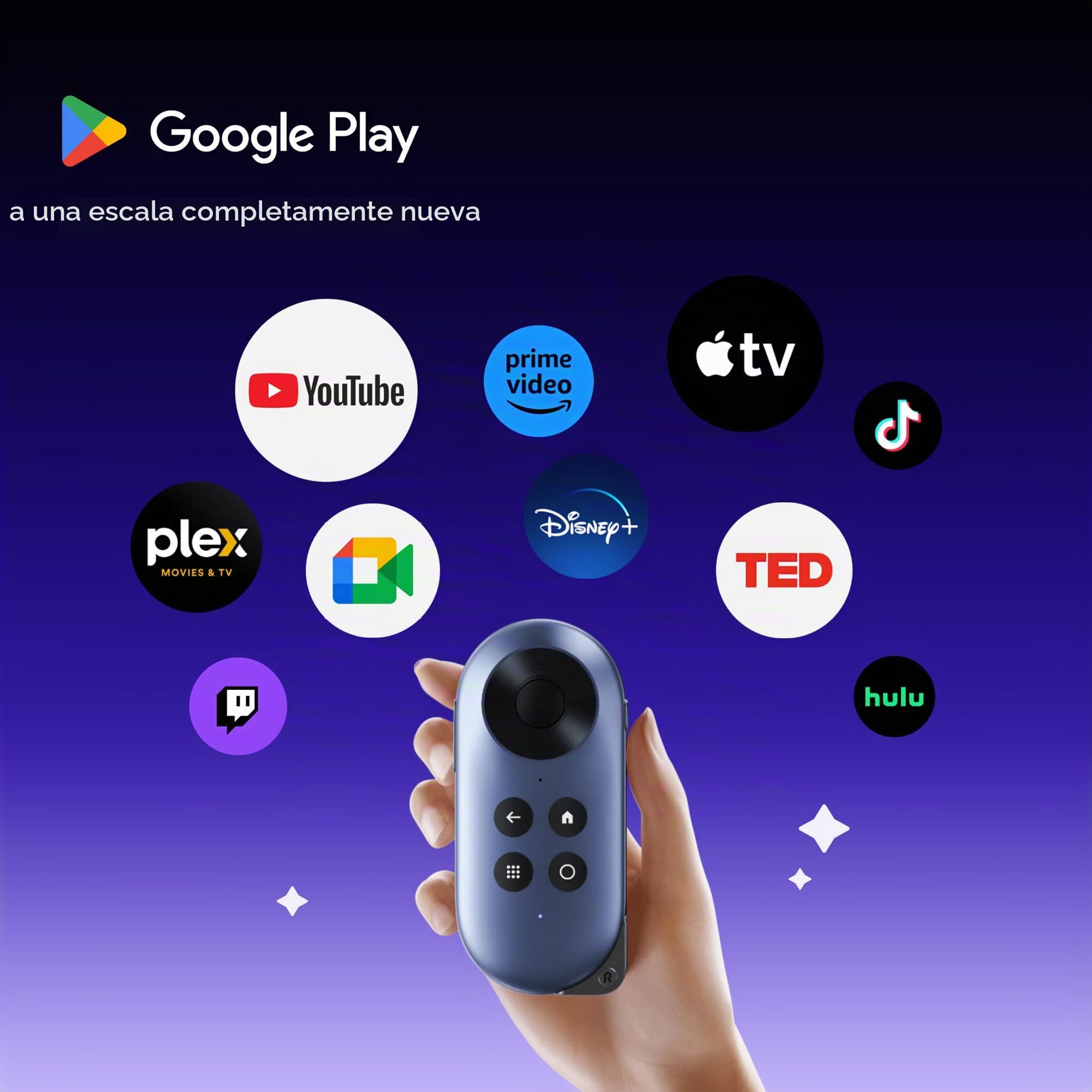 Rokid Joy Max - Gafas de realidad aumentada con estación, Micro-OLED 360 pulgadas, Virtual Theatre, 50° de campo de visión, luminancia de 600 nits, compatible con HDCP, gran combinación