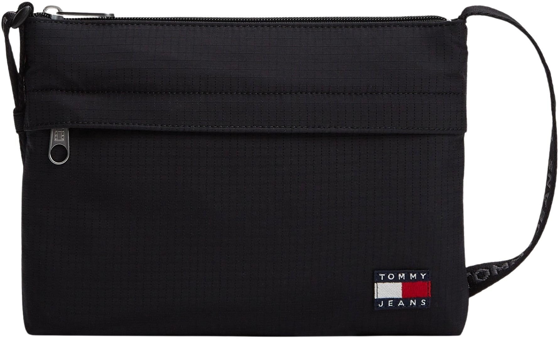 Tommy Hilfiger Men's Beige Essential Ripstop Crossbody Sacoche Bag