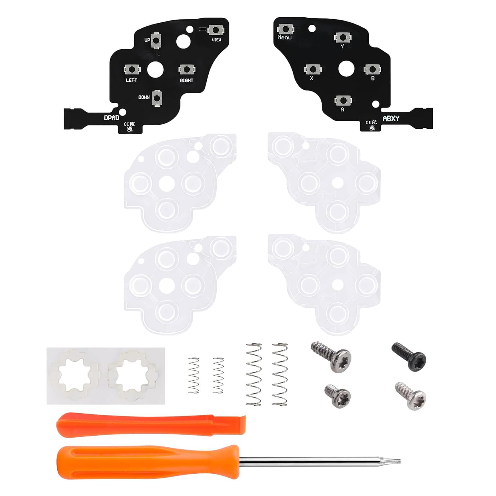 Face Clicky Set di ricambio per Dpad View a B X Y Key Face Button Clicky Accessori per giochi Console portatile Facile installazione