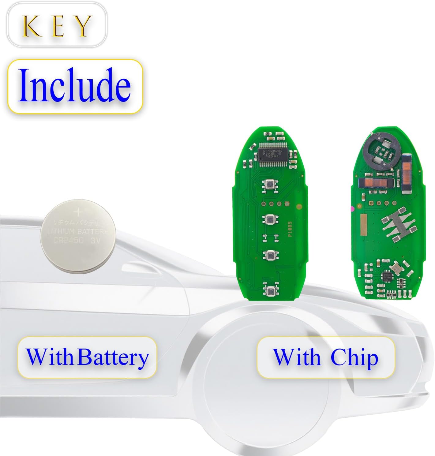 Key fob Replacement fits for Nissan Rogue 2014-2016 Smart Car Keyless Entry Remote Control KR5S180144106 285E3-4CB6A 433MHZ 4A - Image 5