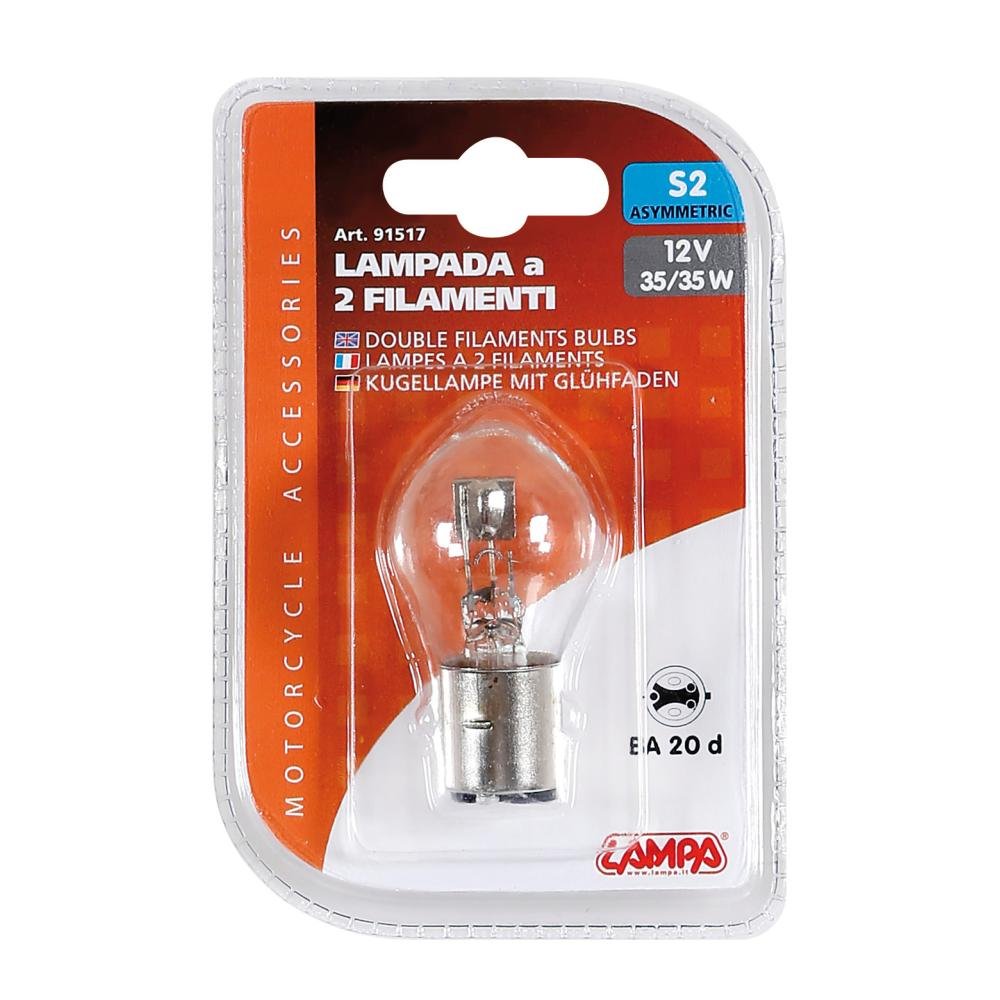 Lampa 91517 żarówka Filament S2, BA20D