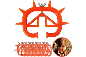 TIHOOD 10 Pcs Cow Nose Ring for Livestock