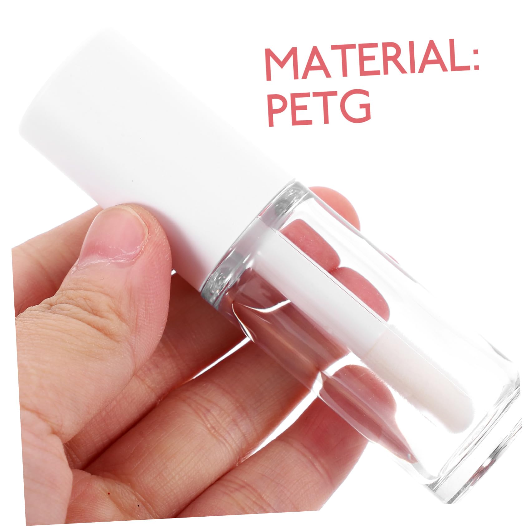 15 Pezzi Tubetti Lucidalabbra 10ml Petg con Applicatori | Bianco, Chiusura Ermetica e Riutilizzabile, Formato Portatile per Shopping All'aperto e Feste