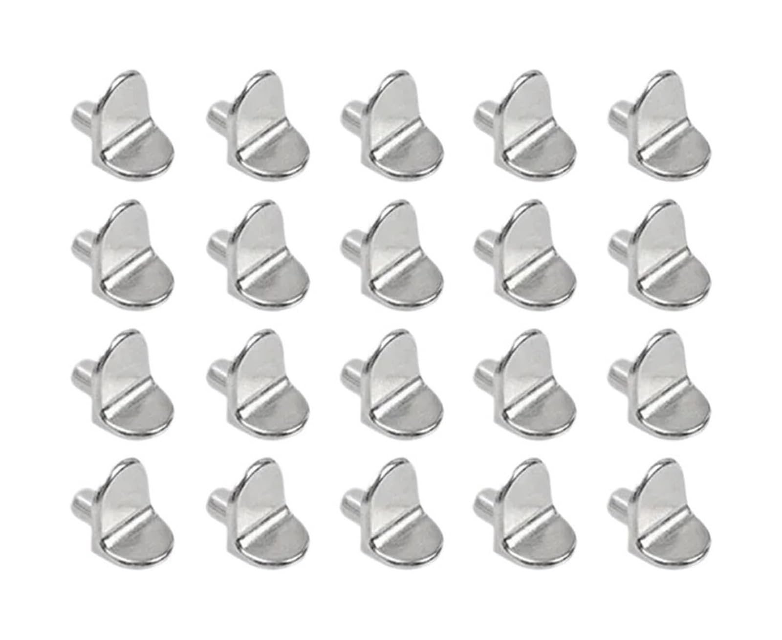 Angle Brackets, Zinc Alloy L Brackets Shelf Support Pegs for Furniture(20pcs)