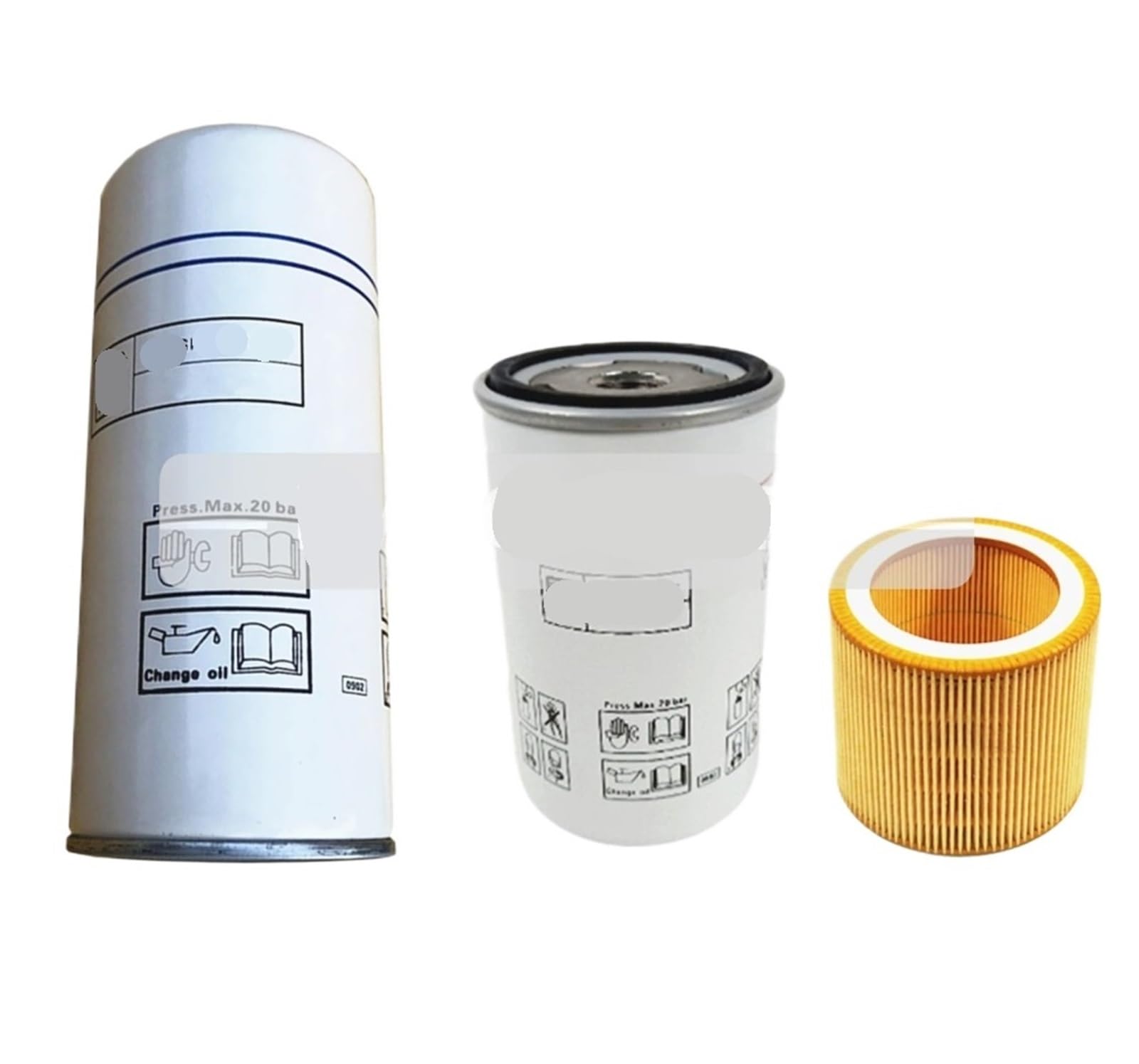 CLEUFWKO 2901350400 2200902355 Filter Kit Element Cartridge Fits Air Compressor(2200902355)