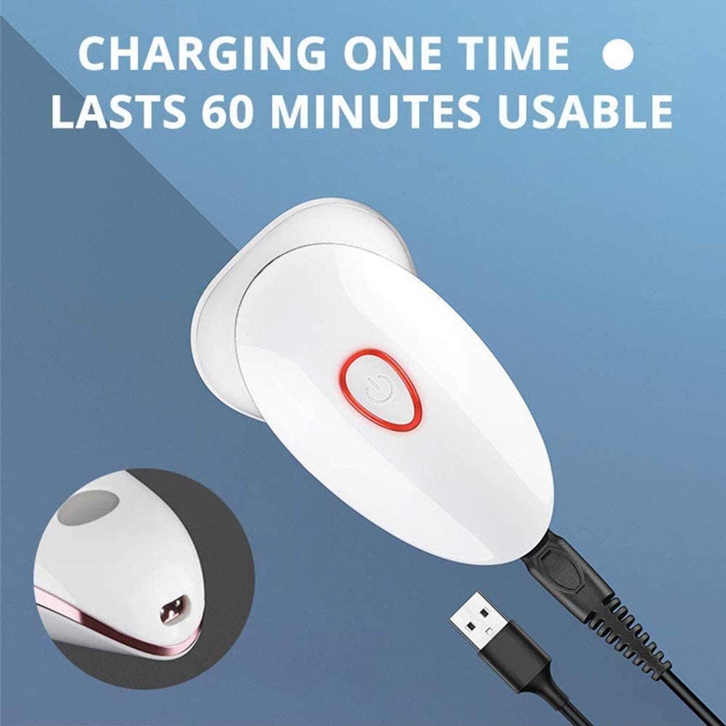Kit Elettrico di rimozione del callo del Piede, Lima Elettronica USB, Kit di Strumenti per Pedicure Cura dei Piedi per Pelle secca e screpolata, Doppia velocità