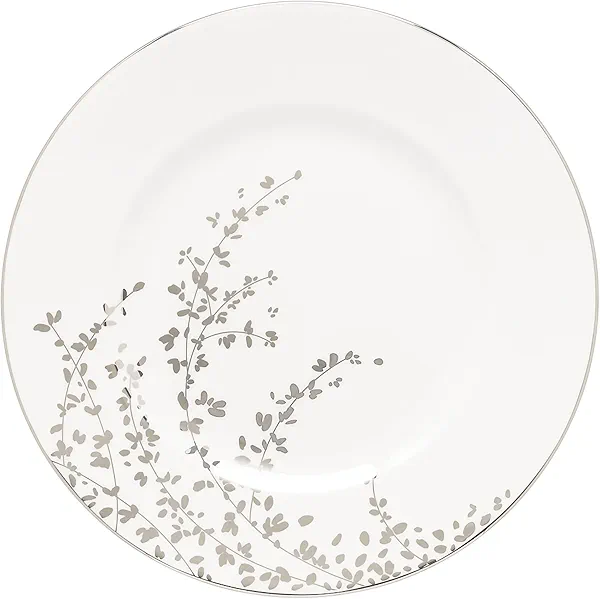 Kate Spade New York Gardner Street Platinum Dinner Plate, 1.50 LB