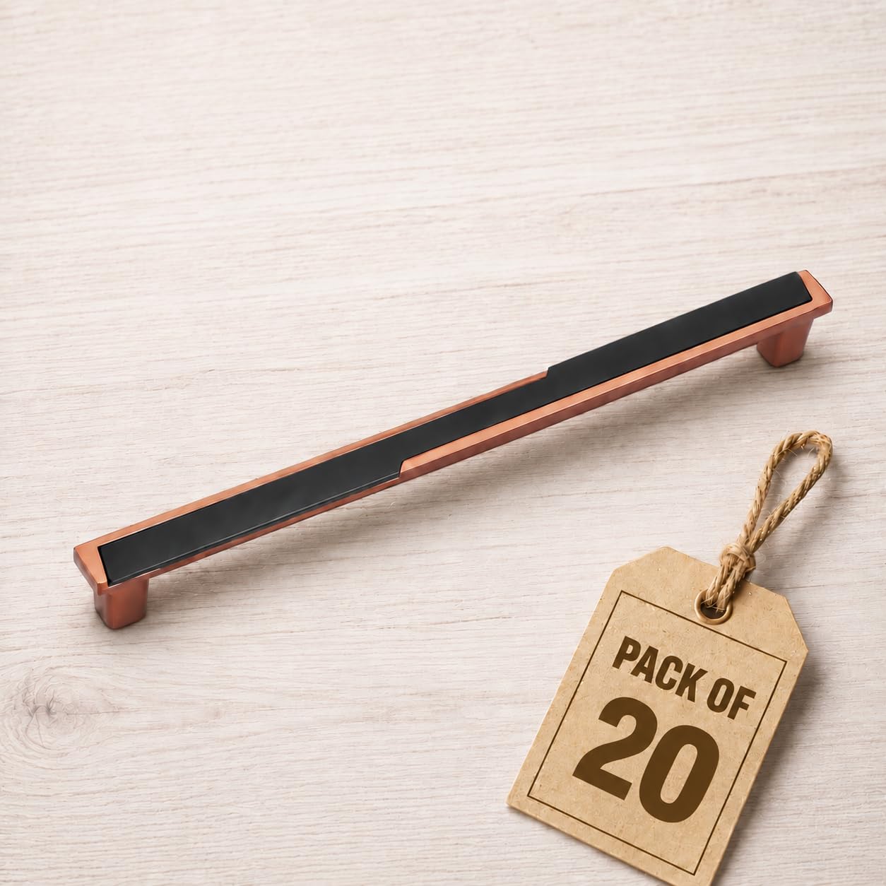 Copper Black Cabinet Handles - Set of 6 -17 Copper Black Cabinet Handles - Set of 6 -17