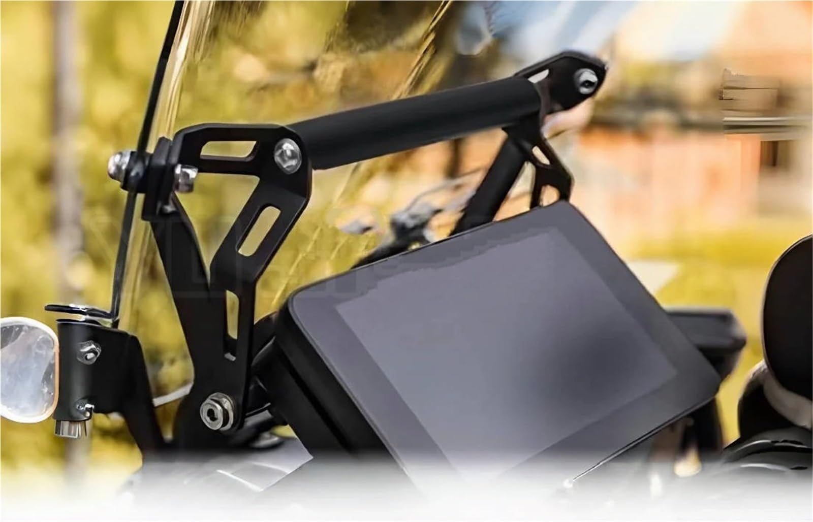 Manubrio Staffa Supporto Navigatore GPS Navigazione Moto Per Staffa Per QJ QJMOTOR SRT800 SRT750 SRT600 SRT 800X 750X 600X Supporto Del Telefono GPS