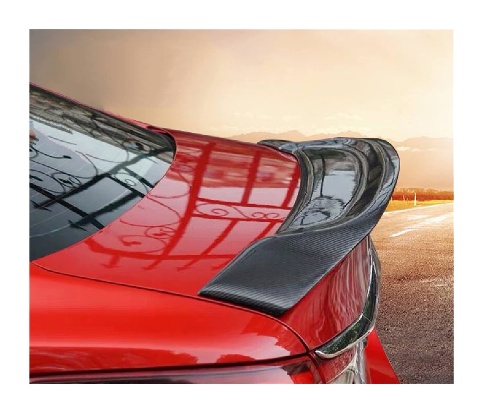 Samochód Z Włókna Węglowego Tylna Klapa Bagażnika Tylne Skrzydło Tylny Spojler Dachowy Dyfuzor Splitter Body Kit Dla Mazda 6 Dla Atenza 2014-2018