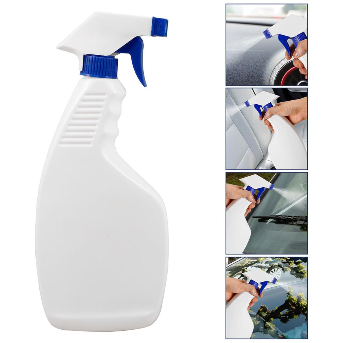 Hemobllo 8Piezas Botellas Pulverizadoras Recargables de Pack de Botellas de Spray para Limpieza y Plantas Fabricadas Pe para Doméstico y Comercial