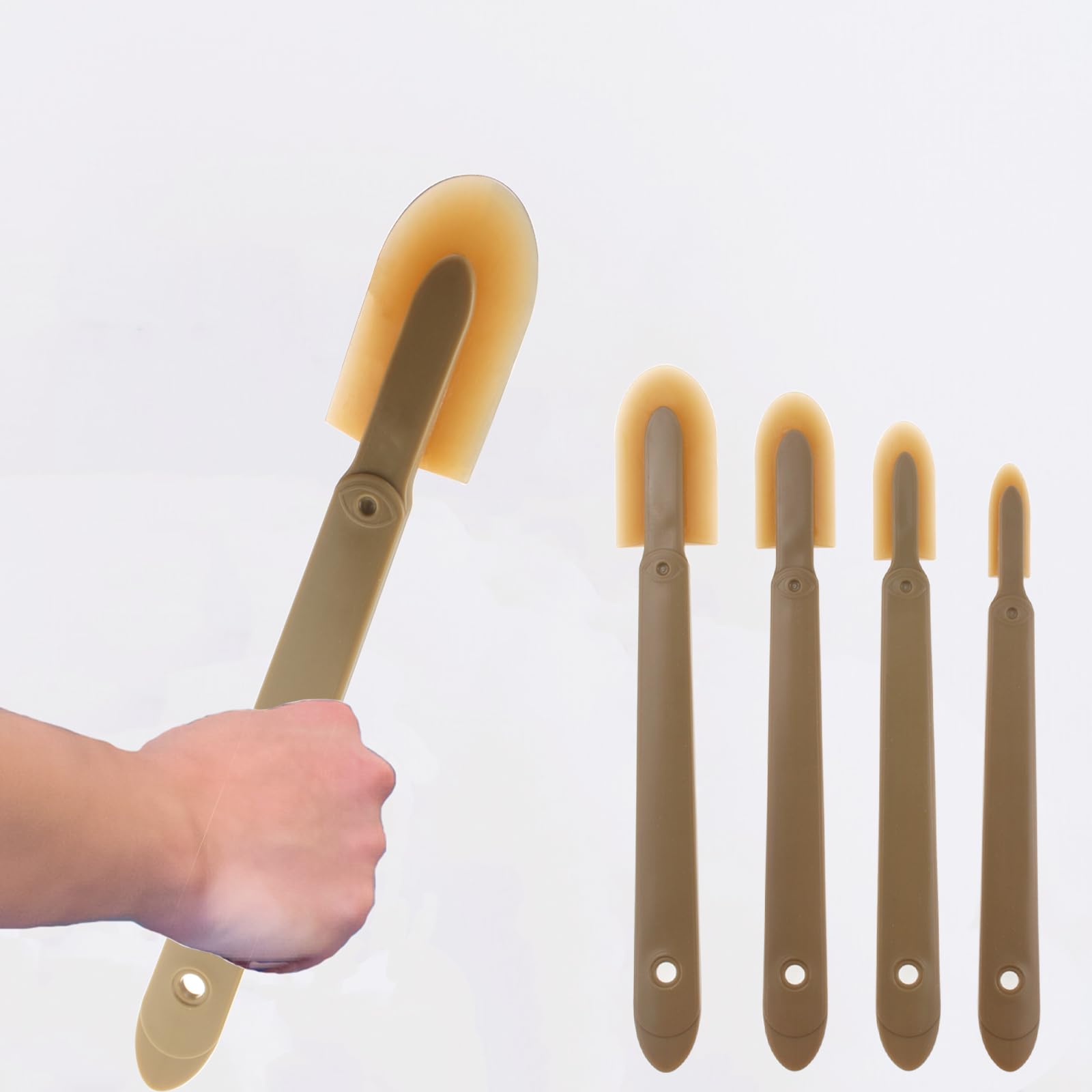 8 herramientas de calafateo de goma, reutilizables, de silicona, para calafatear lechada, sellador, espátula, esparcidor para cocina, despensa, baño, suelo, pared, esquina, ventana, puerta