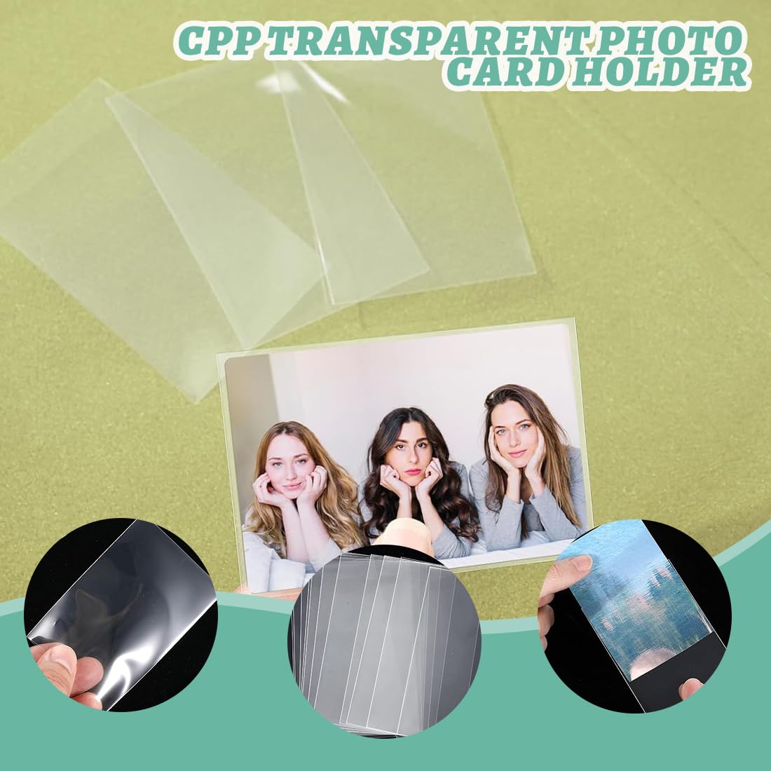 100 Fundas Transparentes Para Tarjetas Fotográficas Kpop – 60 X 90 Mm, 200 Micras, Impermeables, Protectores Para Photocards, Sleeves Y Cartas Coleccionables