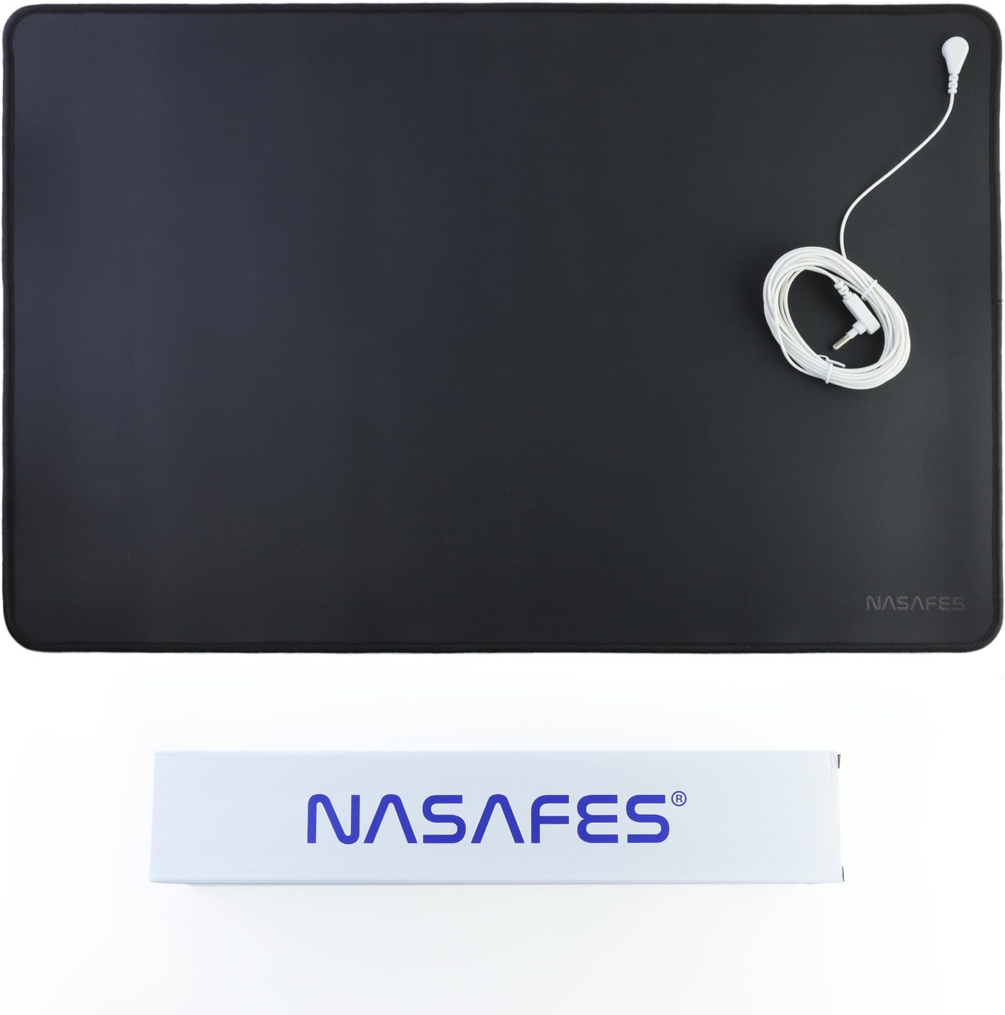 Universal Grounding Mat for Bed or Desk: Connect with the Earth for Optimal Grounding, Includes 15ft Grounding Cord