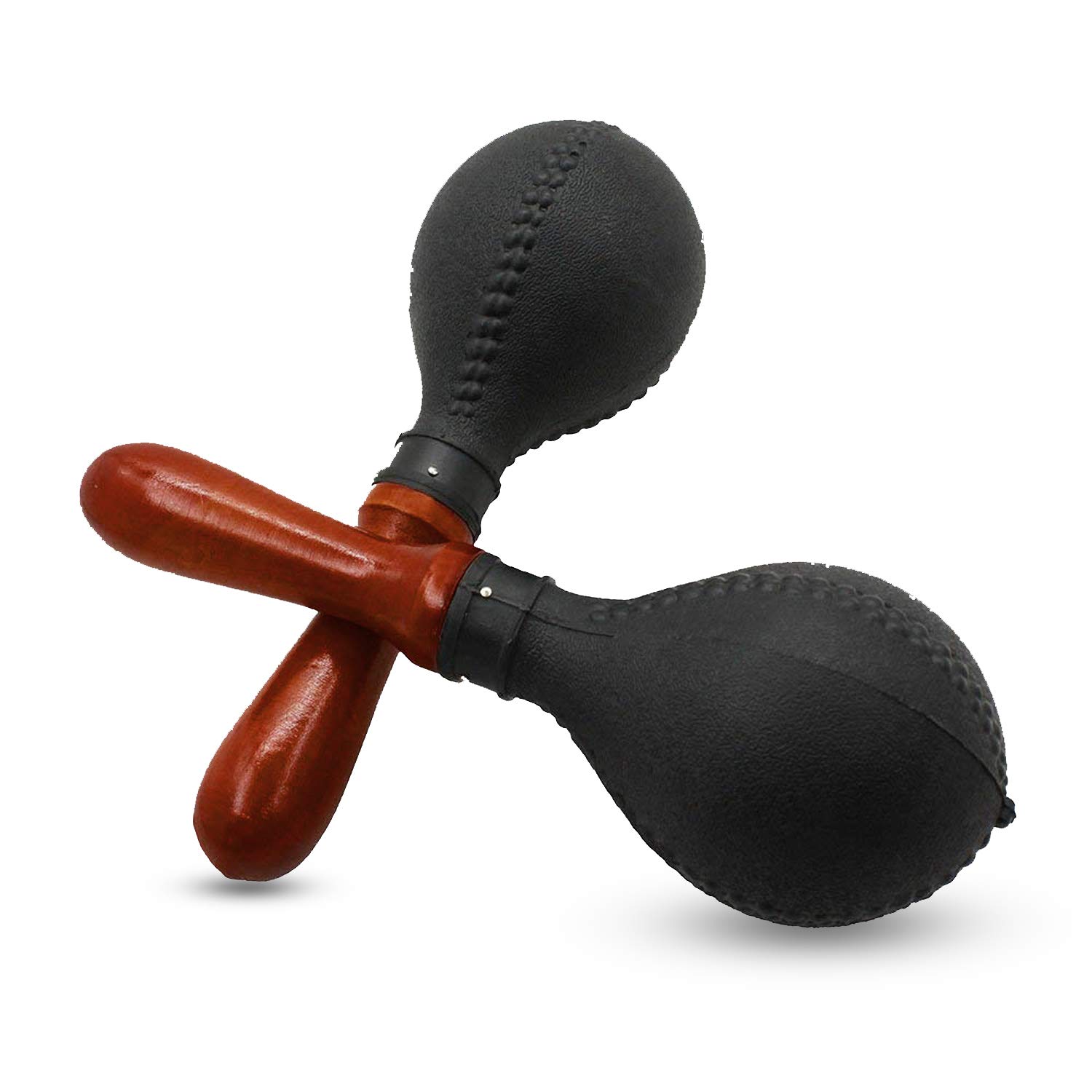 Performance PlusLatin Rhythm Black Shell With Hard Rock Wood Handles, inch (LP288)