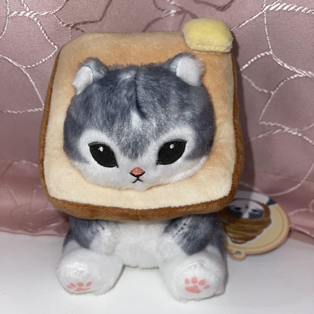 Amazon.co.jp: mofusand モフサンド パンにゃん ぬいぐるみ バター
