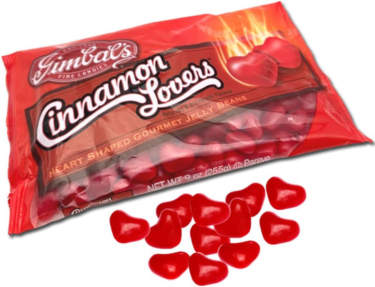 Gimbals Cinnamon Lovers Valentines Day Jelly Bean Hearts 9oz 255g