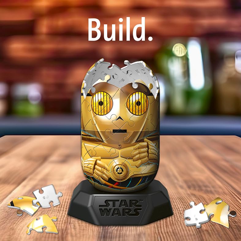 Ravensburger Hylkies Figures C3PO - Star Wars Gifts for Kids and Adults Age 6 Years Up - Collectable Toys and 3D Puzzles - Image 2