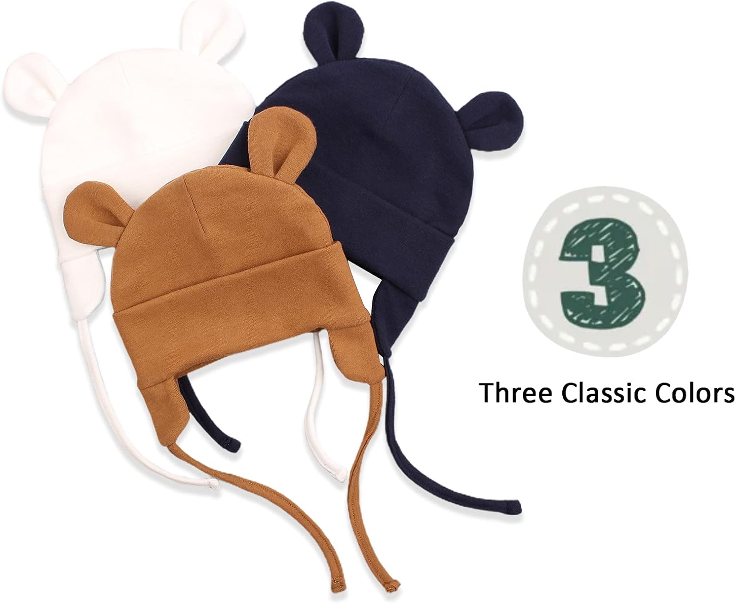 JANGANNSA Winter Baby Newborn Hat Cotton Baby Boy Beanie Autumn Infant Girls Hats New Born Hospital Bonnet - Image 2