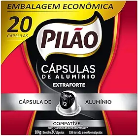 Café Pilão Cápsula Extraforte - 20 unidades - 104 gramas