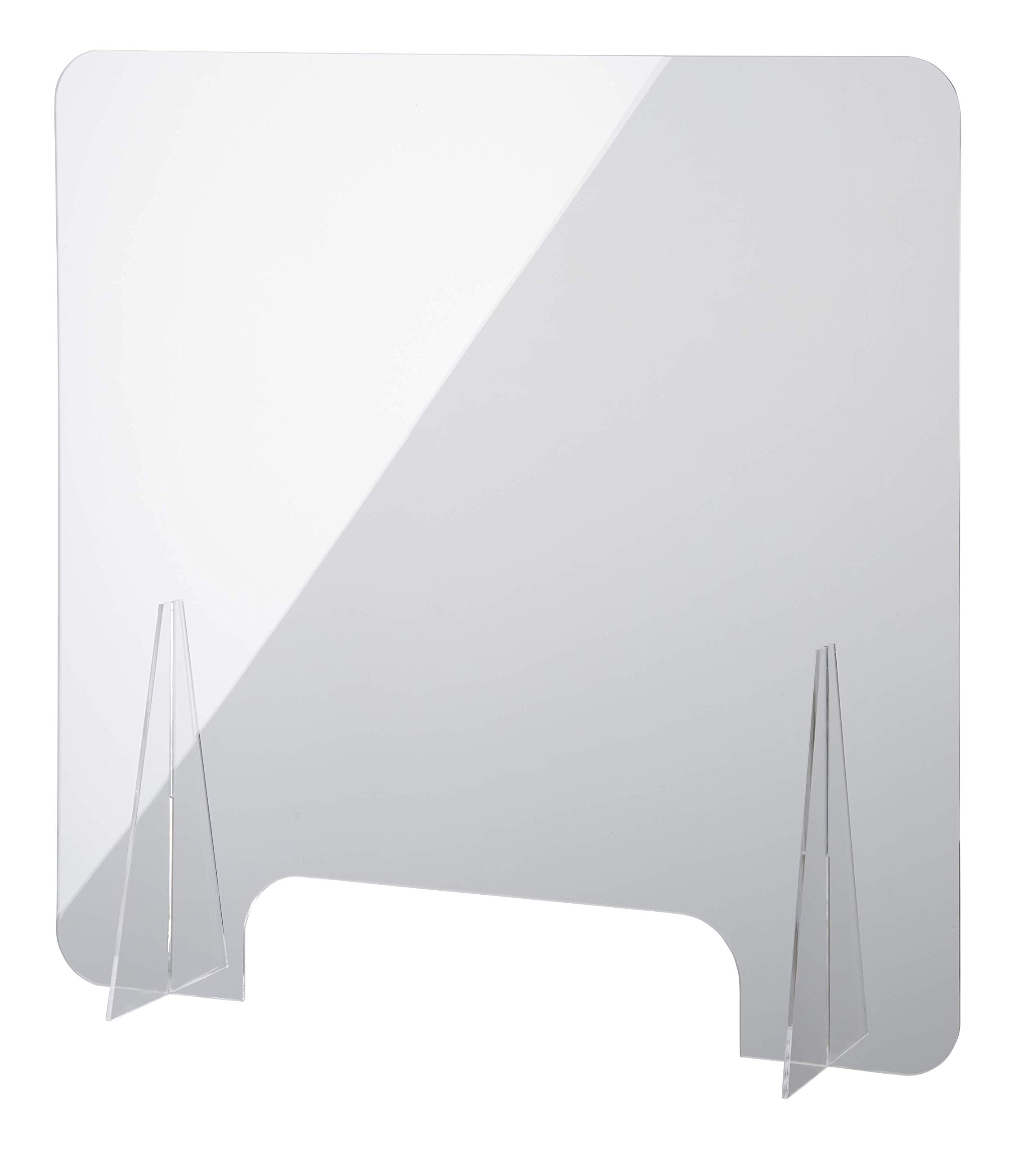Amazon.co.jp: ILC 窓付き飛沫防止パーテーション 透明 横60cm HBA6060 