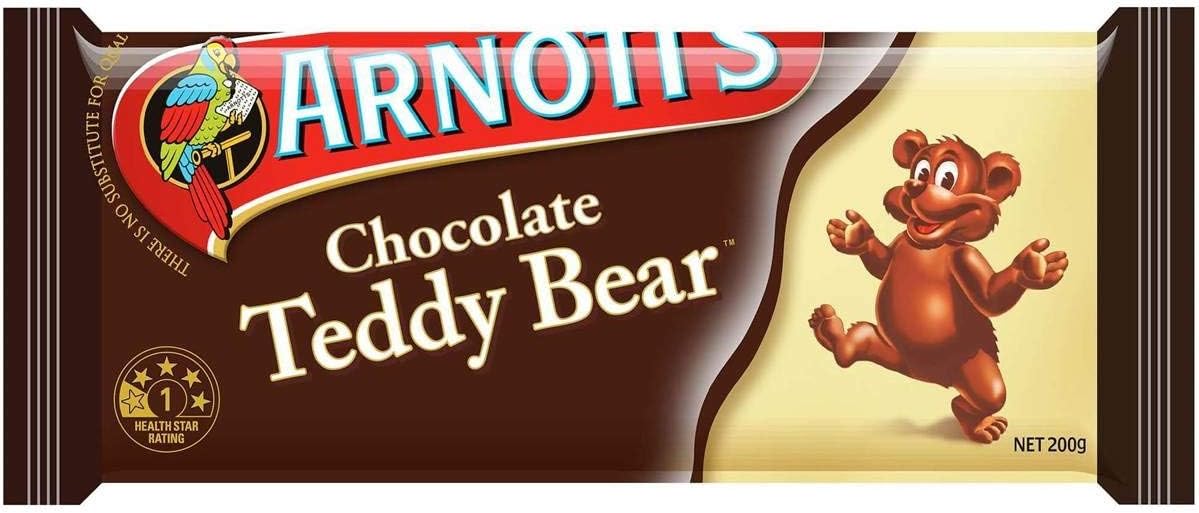 Arnotts Teddy Bears Chocolate 200g