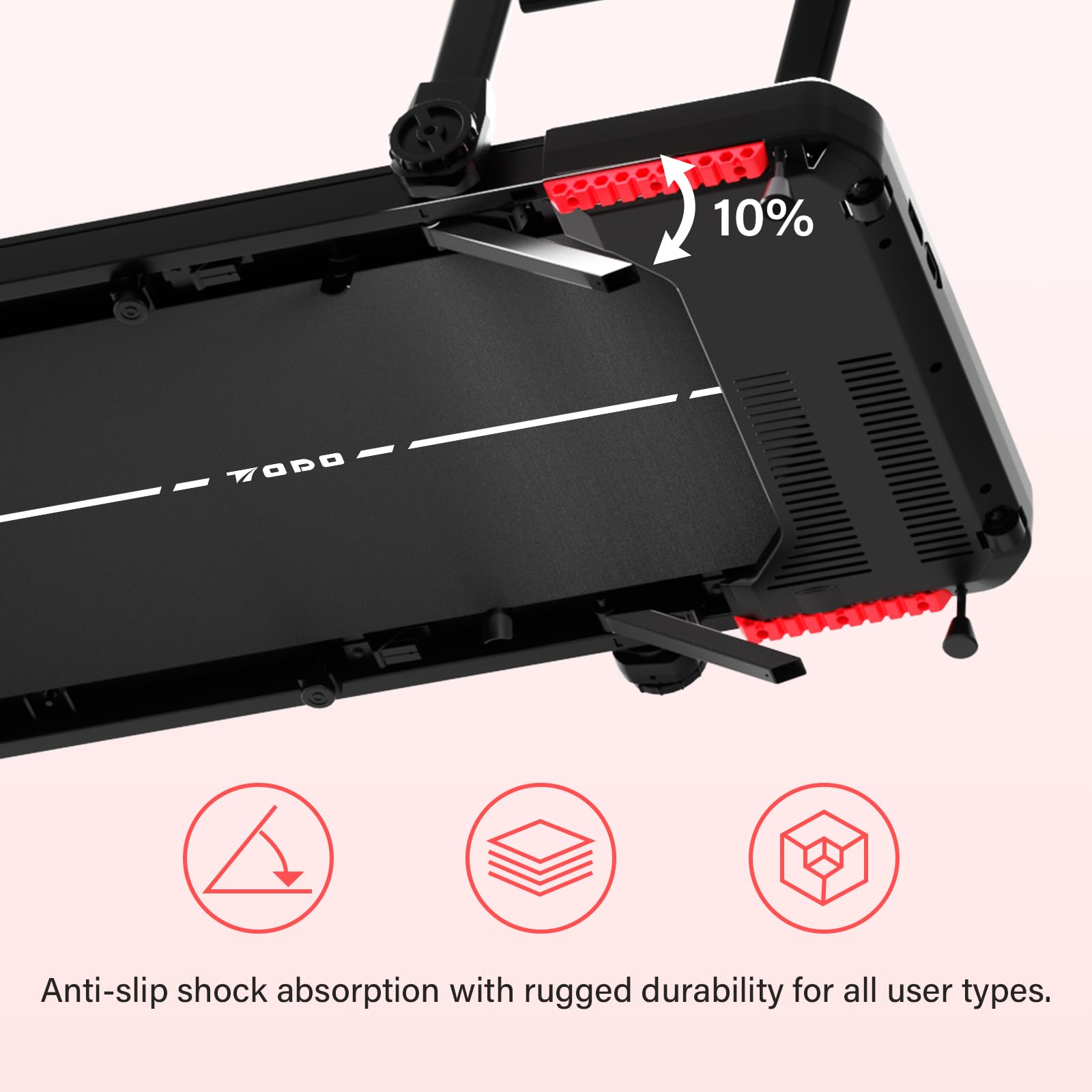 TODO Cinta de Correr con Inclinación Manual 10%, 1-12km/h Cinta de Correr Plegable, Motor 3.5HP, Cinta de Andar con Altavoz Bluetooth, 12 Programas, App y Pantalla LED, para el Hogar o la Oficina
