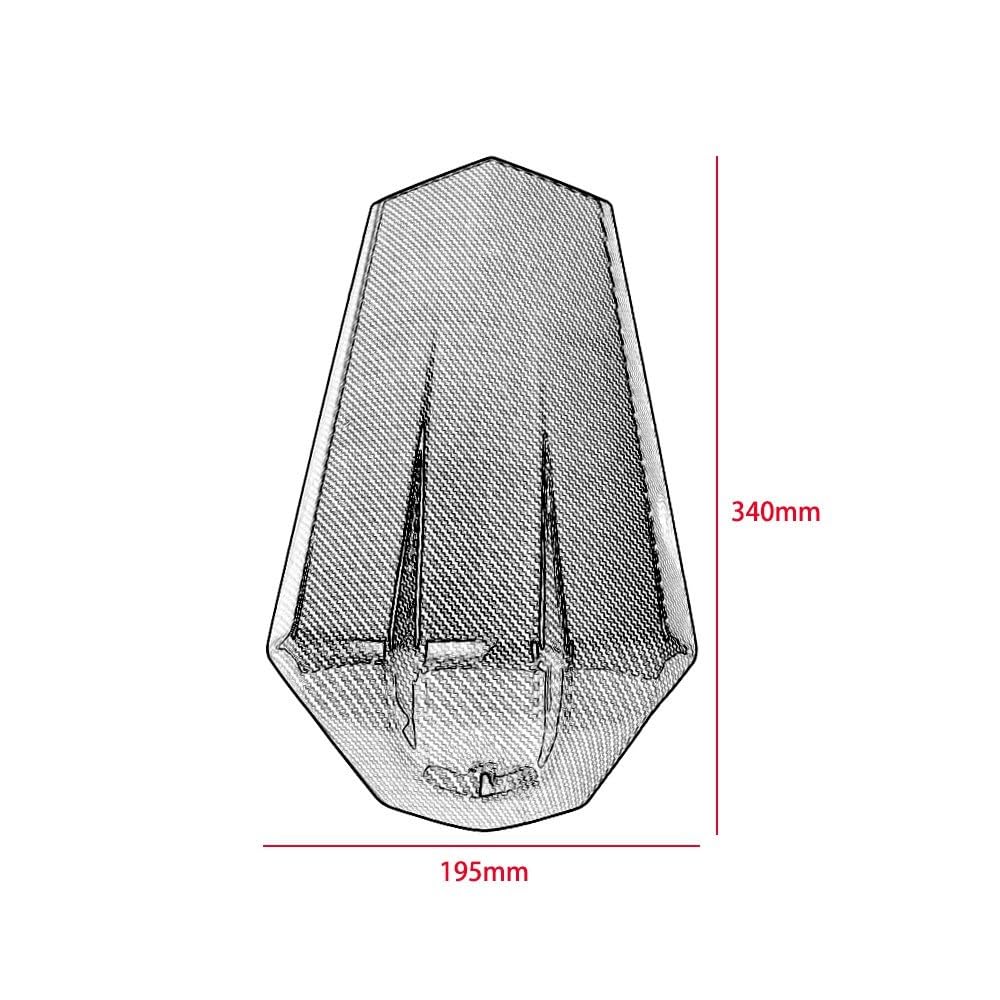 Carenado Cubierta Joroba De Motocicleta Cubierta Trasera para Motocicleta, Carenado, Colín para Pasajero, Tapa Trasera para YZF R125 R 125 YZF-R125 2008-2018 2017(Carbon Fiber Look)