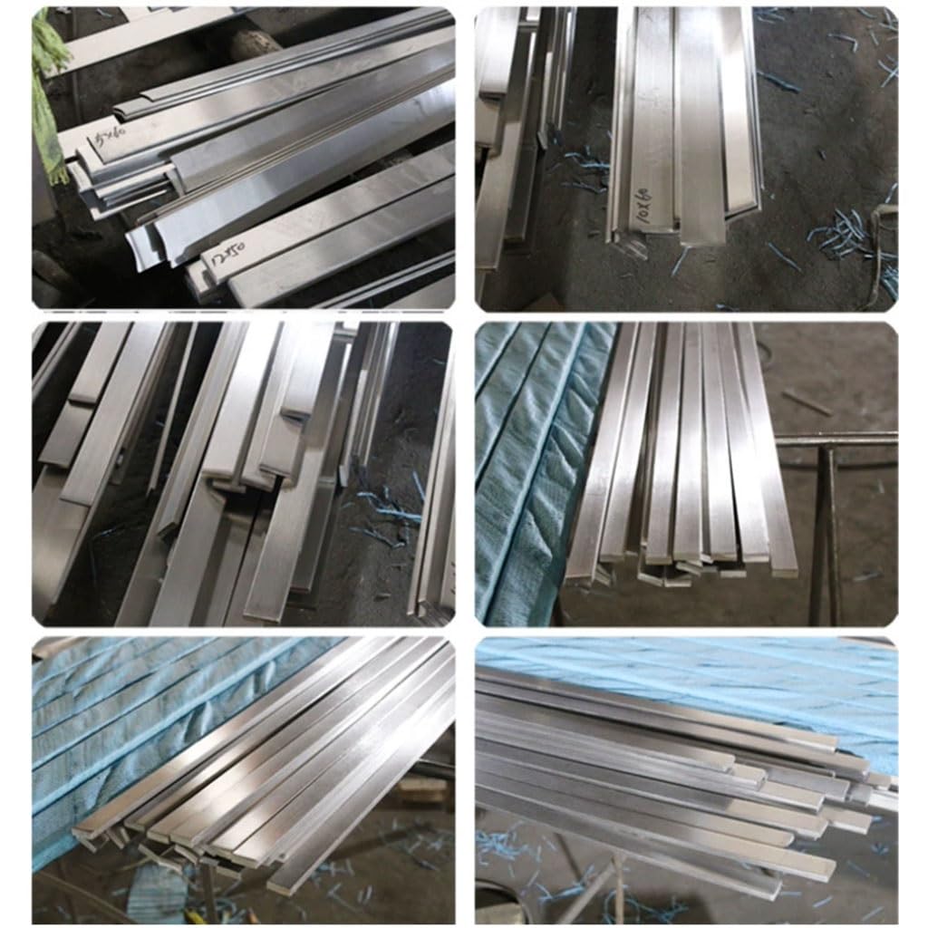 Nastri in acciaio inossidabile, Barra quadrata in acciaio inossidabile 304 15x15-25x25mm lunghezza 100 mm trafilata a freddo(18x18mm Length 100mm)