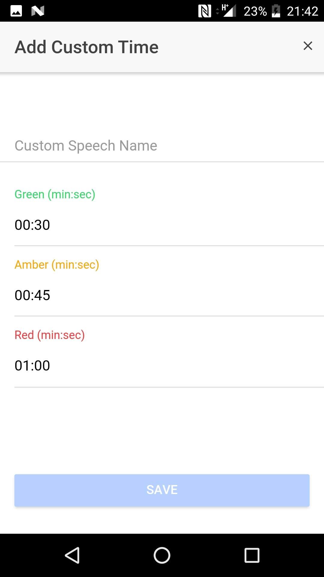 Toastmasters Timer App on Amazon Appstore