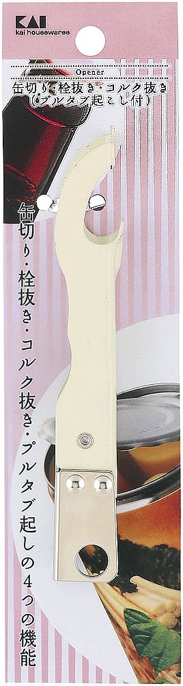 Kai Kai can Opener, Bottle Opener, Corkscrew Wellness DH6519