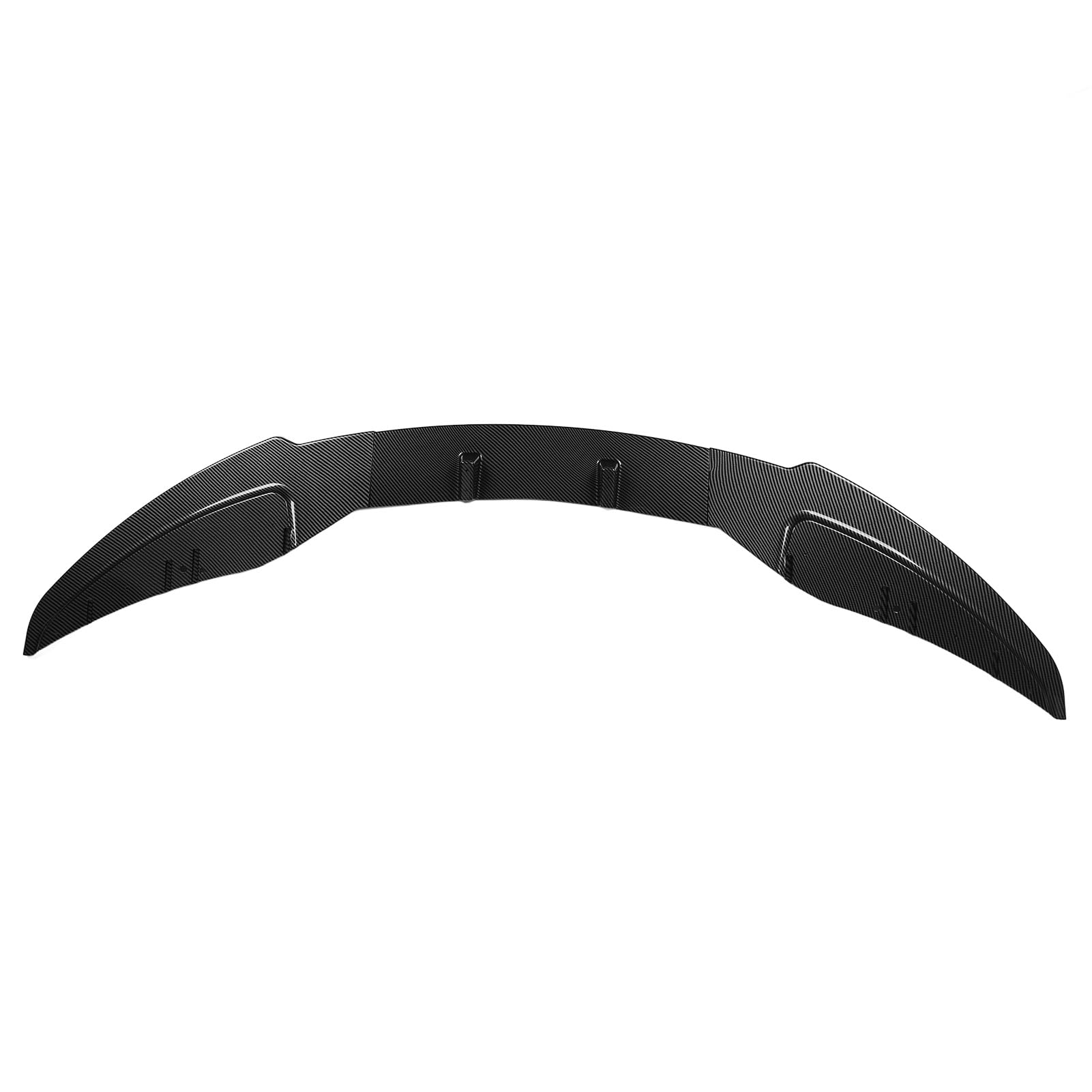 Alerón Divisor de Labios de Parachoques Delantero de Coche de 3 Uds para 1 Serie E81 E82 E87 E88 LCI Edición Estándar 2008-2011 (estilo de fibra de carbono)
