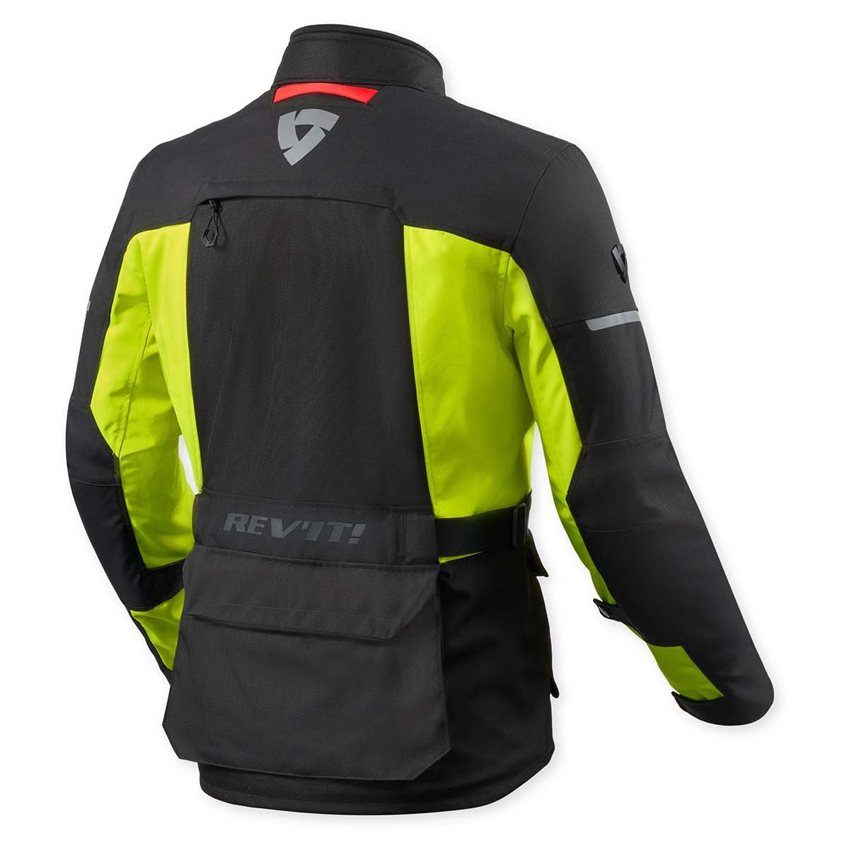 Revit Outback 5 H2O wodoodporna kurtka tekstylna motocyklowa, czarny/neonowy/żółty, XL