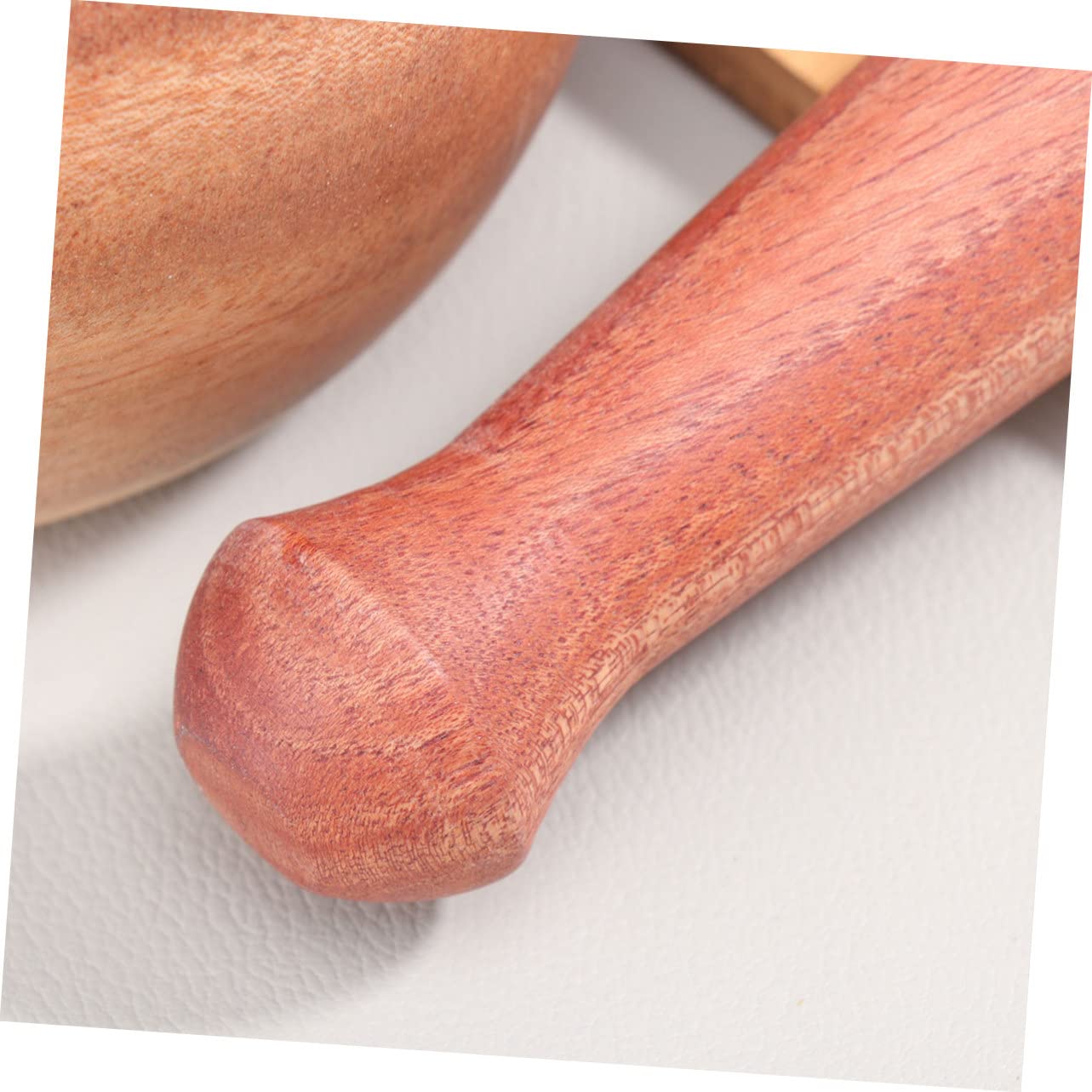 COLLBATH Handgefertigter Knoblauchstampfer mit Sockelschale Einfacher Gewürzmühle und Leicht zu Reinigen als Küchenutensil für Haushalt