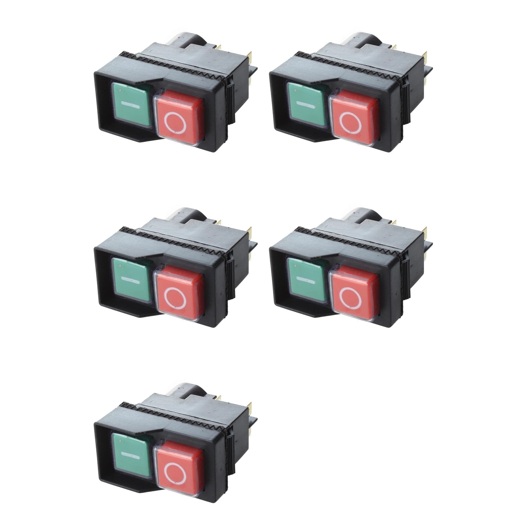 Ctrlzs Black/Red/Green 5X Ck21 Electromagnetic Switch For Cement Concrete Mixers 240V